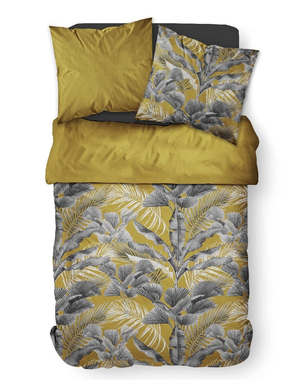 Jungle print cotton bedding set TODAY LINGE DE MAISON Brown
