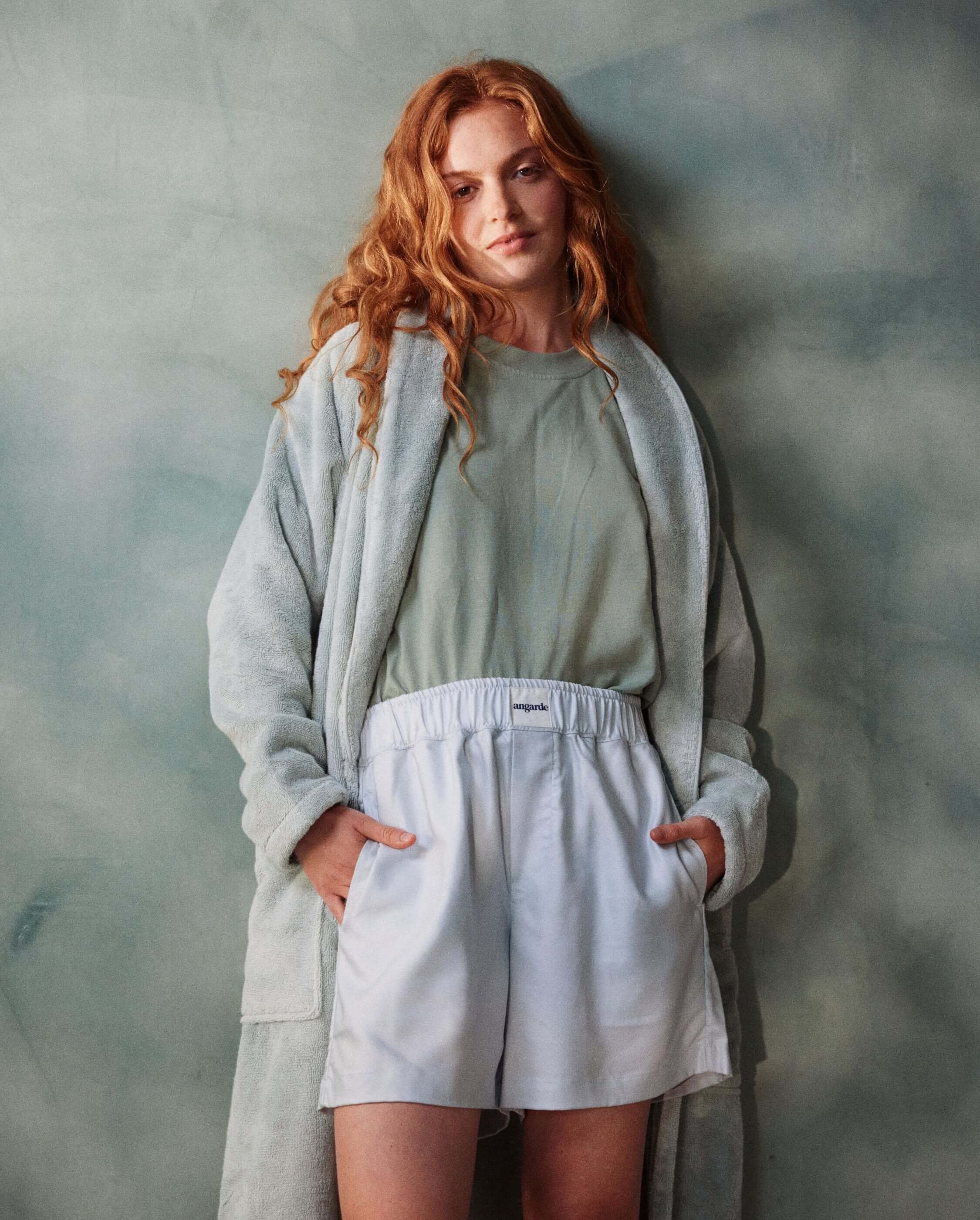 Short women's pajama, blue ANGARDE Blue