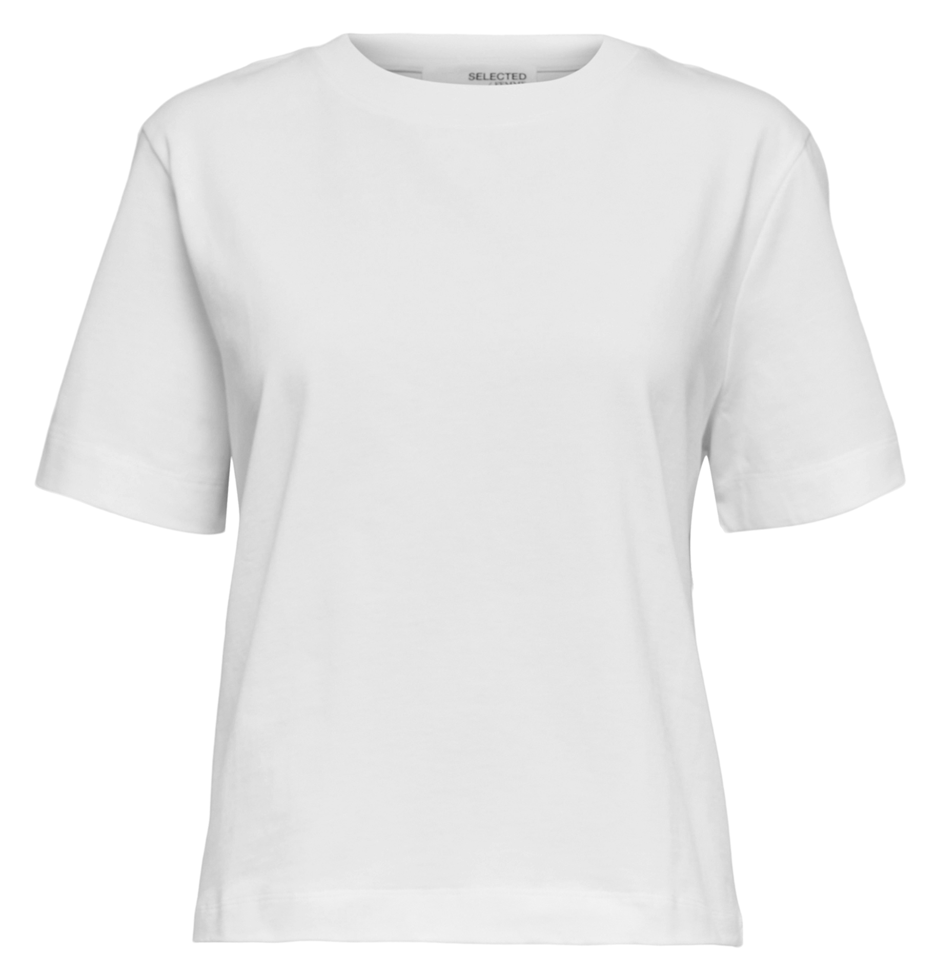 Oversized T-shirt van biokatoen Wit