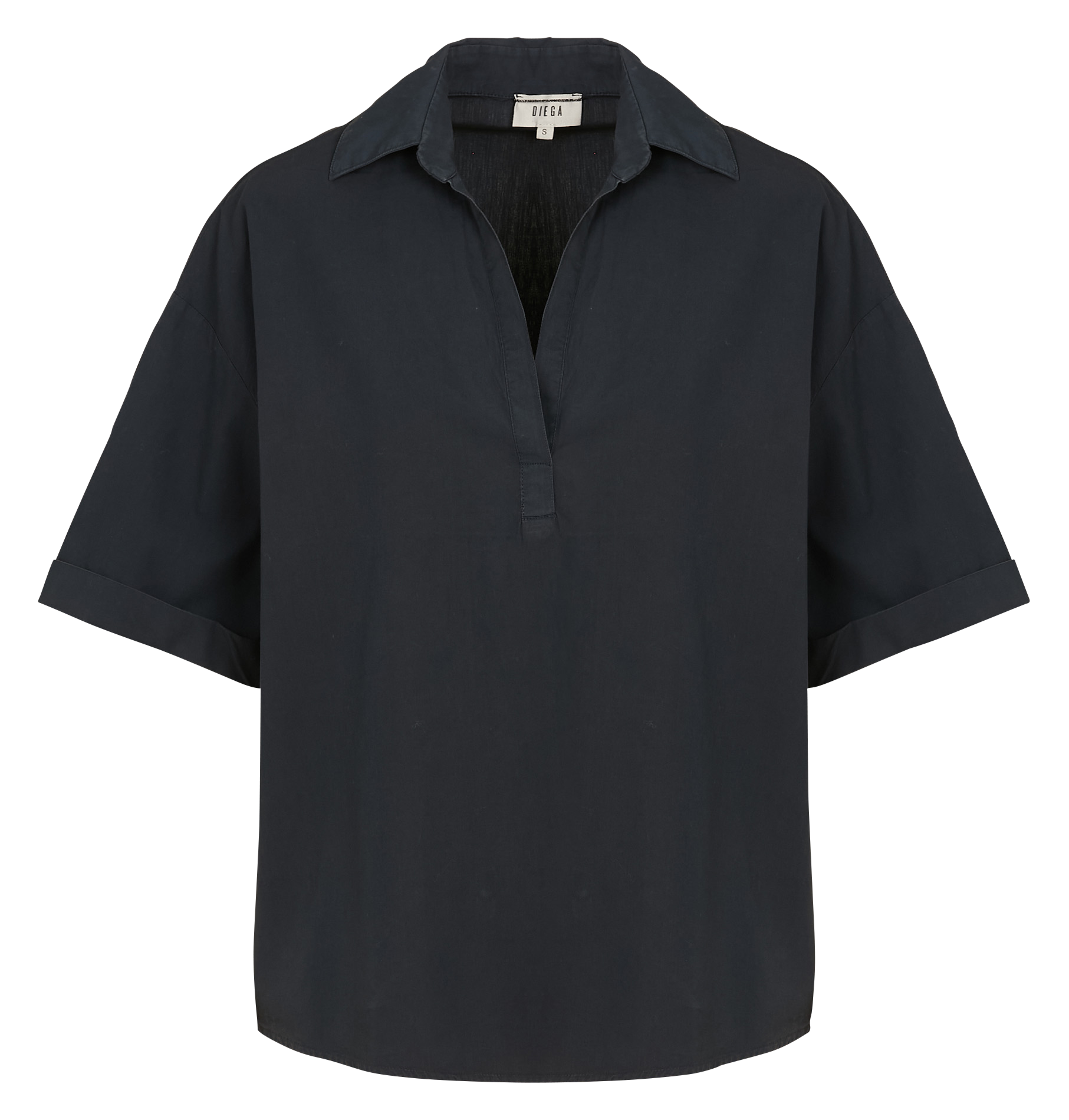 Chemise ample manches courtes  DIEGA Bleu