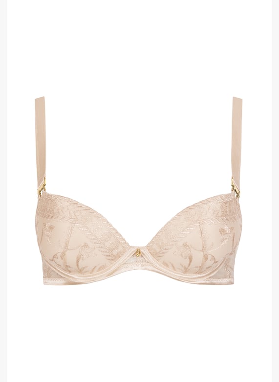 Push-up bra with molded cups | Beige by AUBADE Push-up bra with molded cups Beige