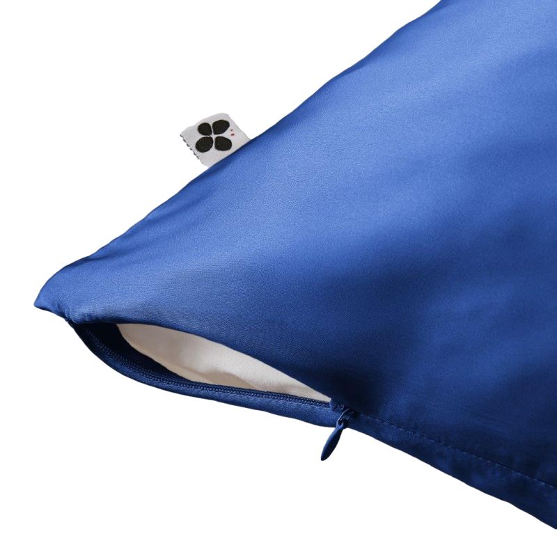 Taie d'oreiller "soanne" soie de mûrier l'effet papillon L'EFFET PAPILLON Rouge