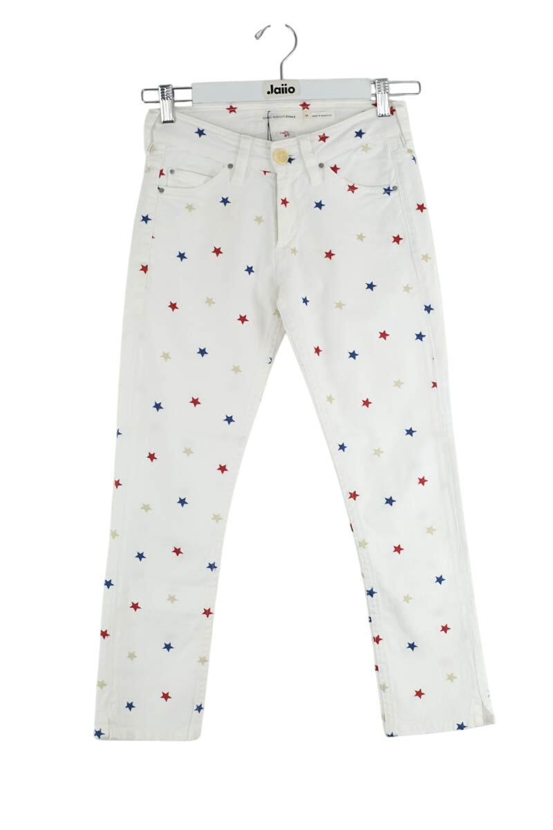 Cotton skinny jeans ISABEL MARANT ÉTOILE - SECONDE MAIN White