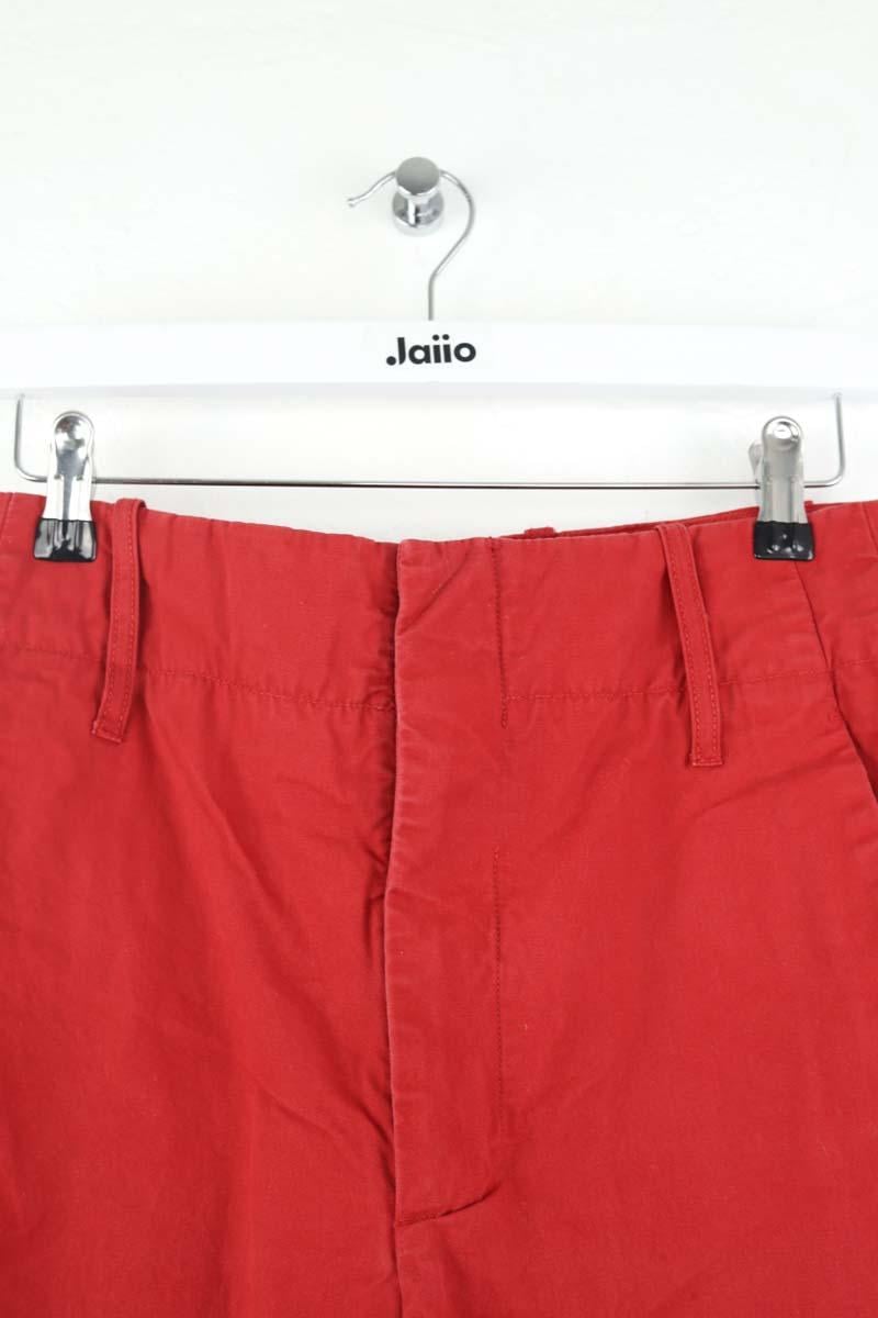 Slim-fit stretch cotton jeans with regular waist LAURENCE BRAS - Seconde Main Red