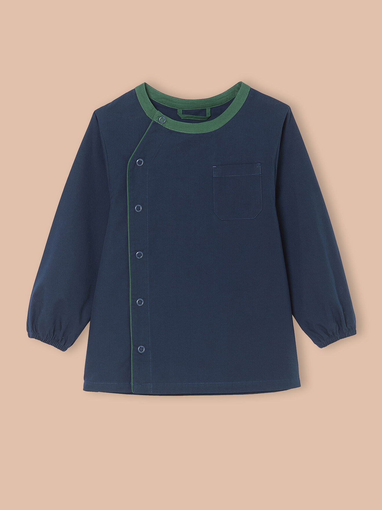 Solid apron CYRILLUS Blue