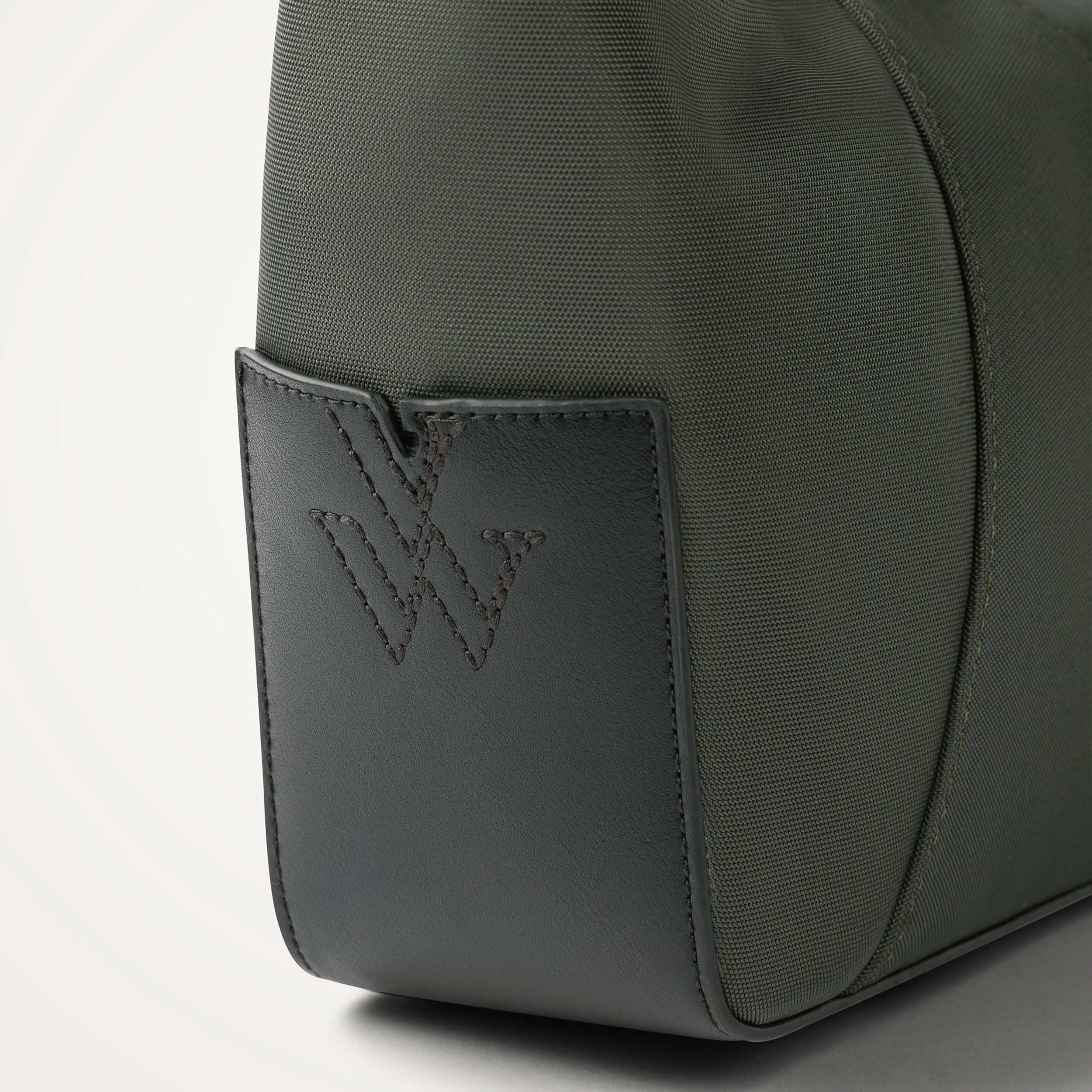 Small nylon hobo bag VANESSA WU Green