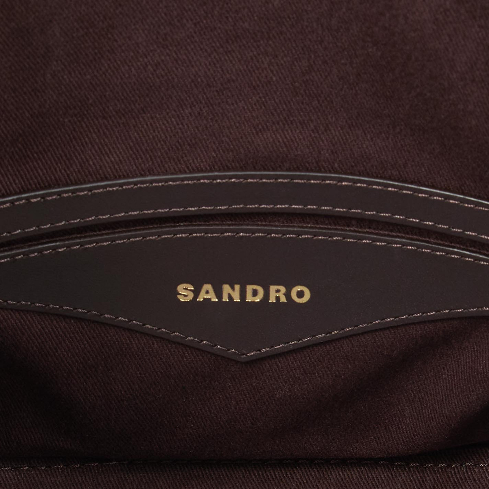 Ande - Beuteltasche aus Wildleder SANDRO Braun