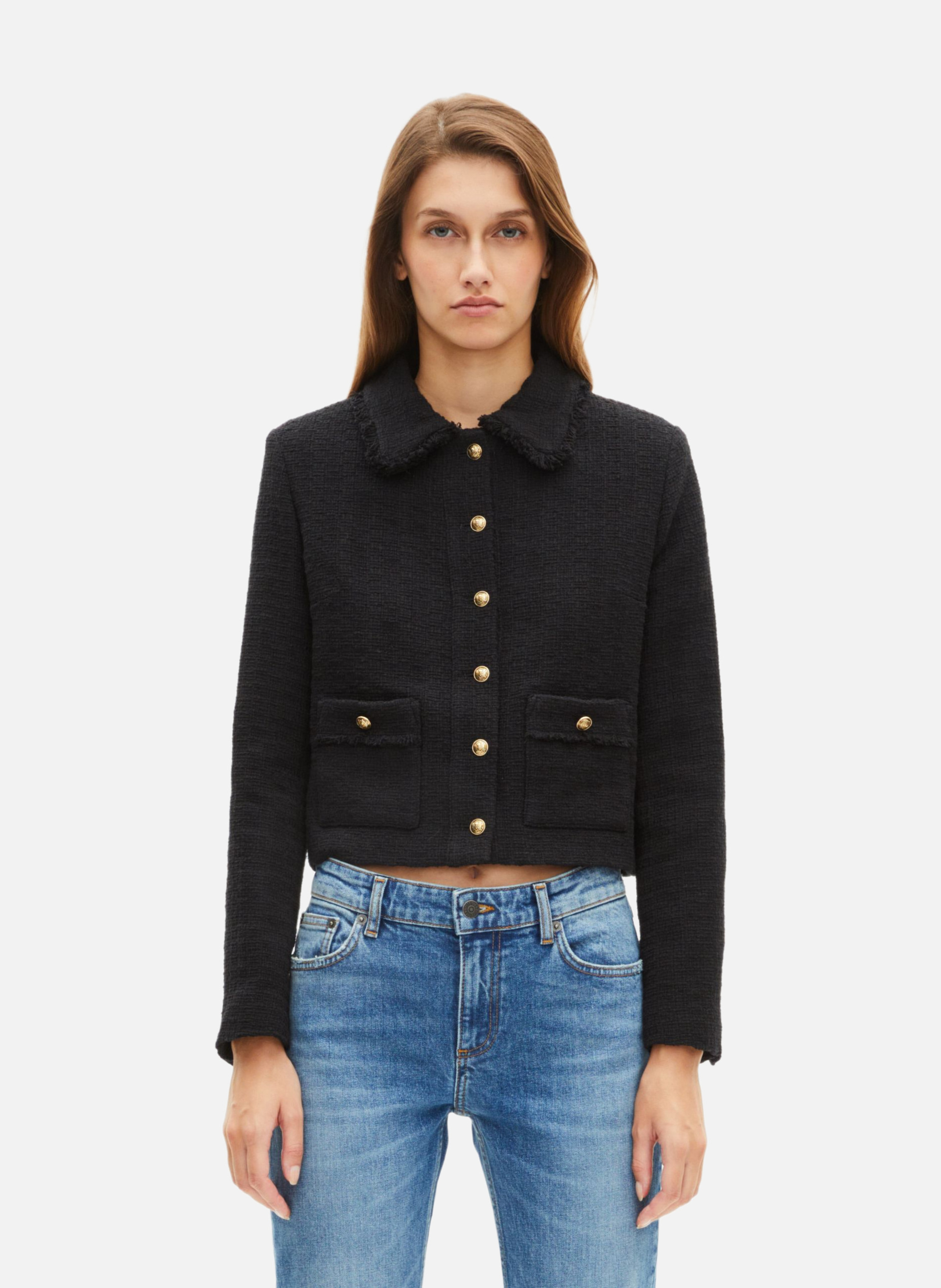 Chunky-knit cardigan THE KOOPLES Black