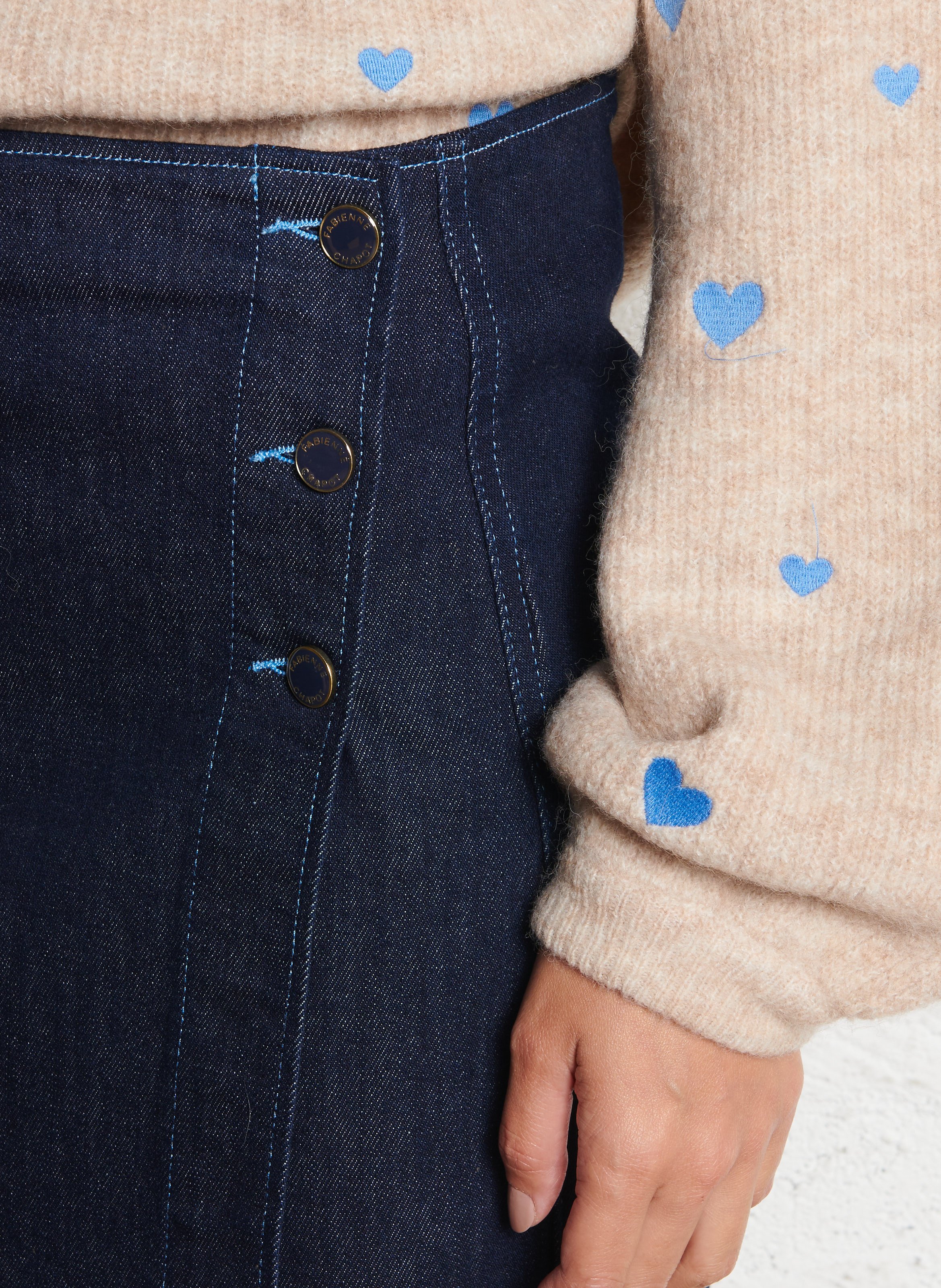 Kort jeansrokje FABIENNE CHAPOT Blauw