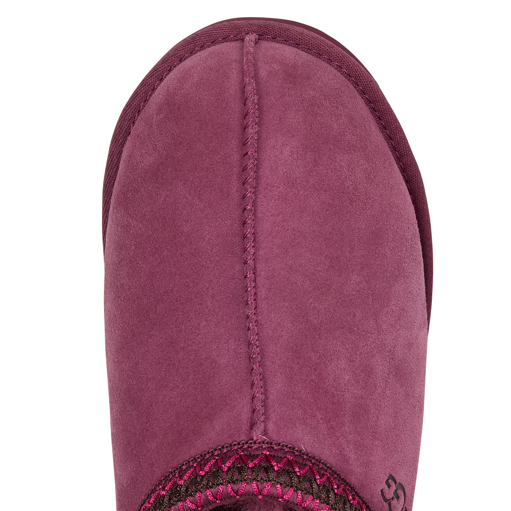 Deels leren klompen UGG Rood