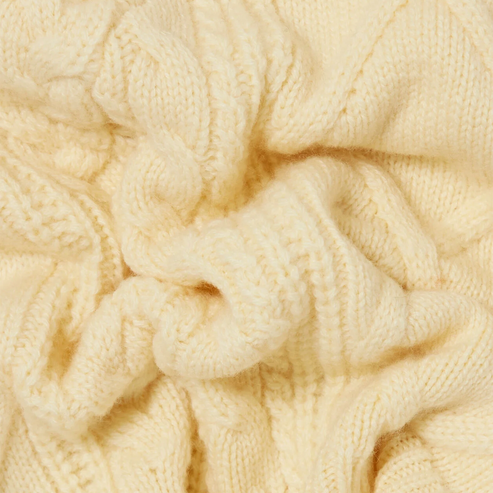 Effen capuchon van wol en kasjmier CLAUDIE PIERLOT Geel