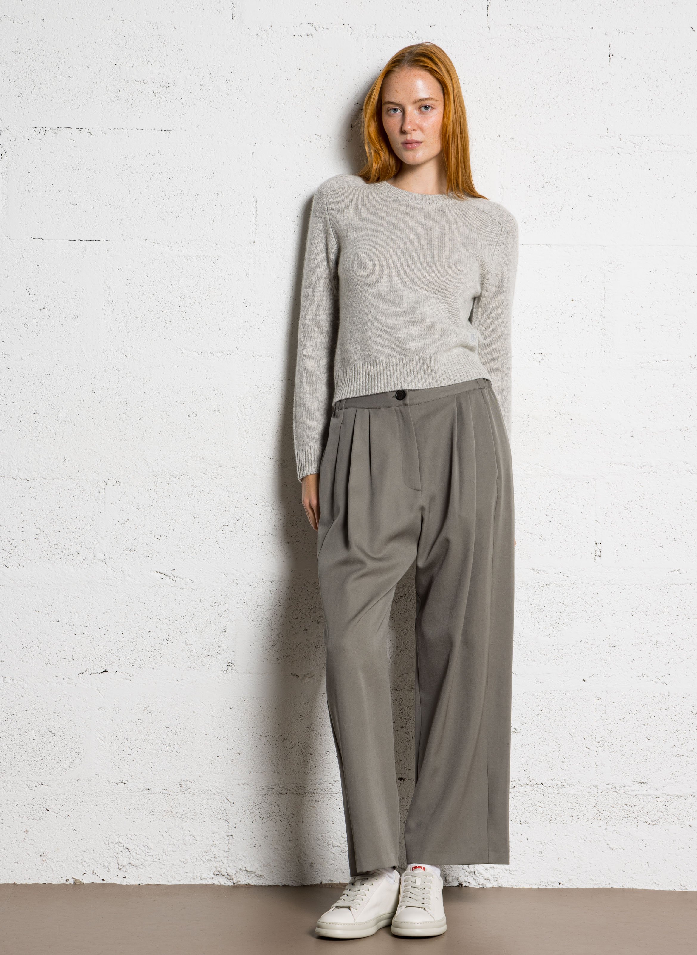 Baskets basses en cuir CAMPER Blanc