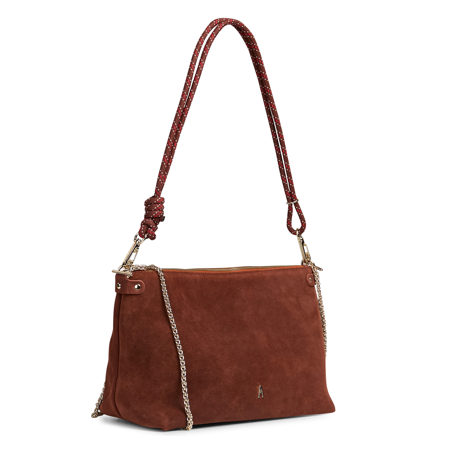 Sac porté épaule en cuir d'agneau CRAIE STUDIO Marron