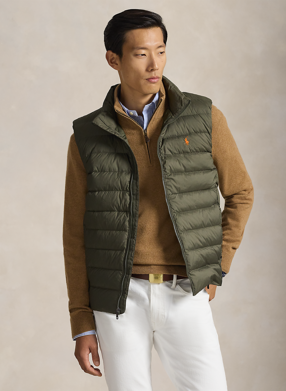 Doudoune col montant  POLO RALPH LAUREN Vert