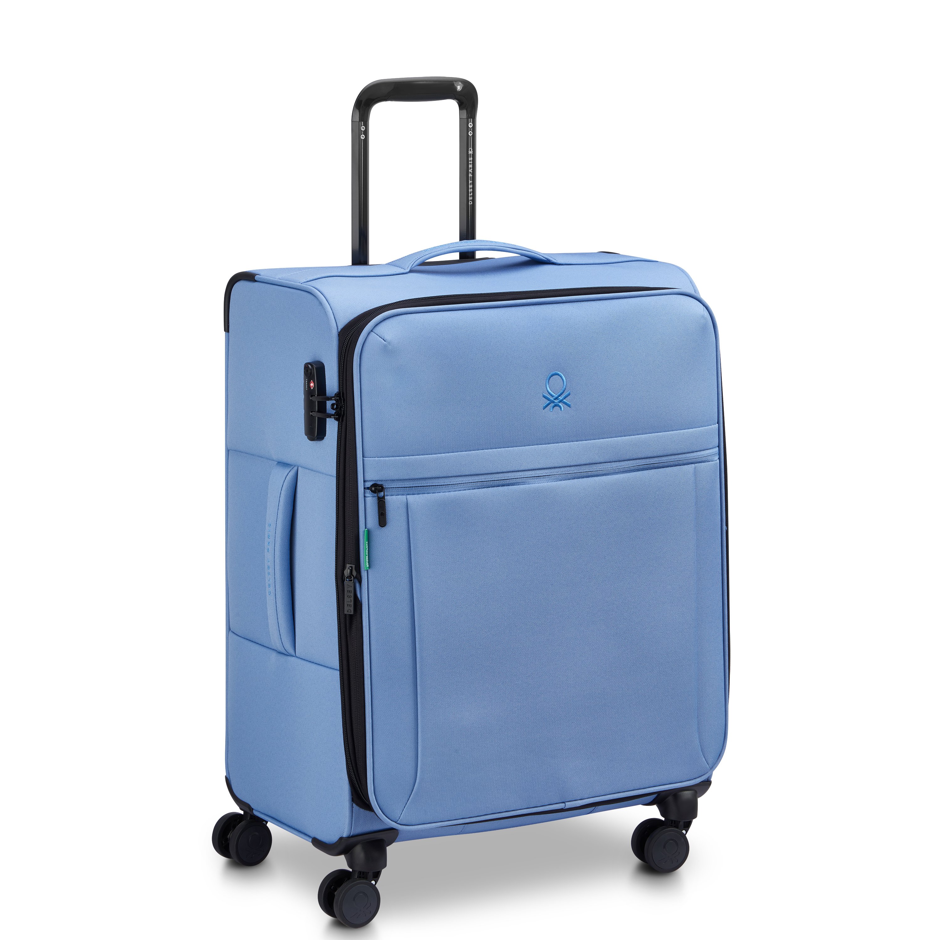 Soft cabin suitcase DELSEY PARIS Blue