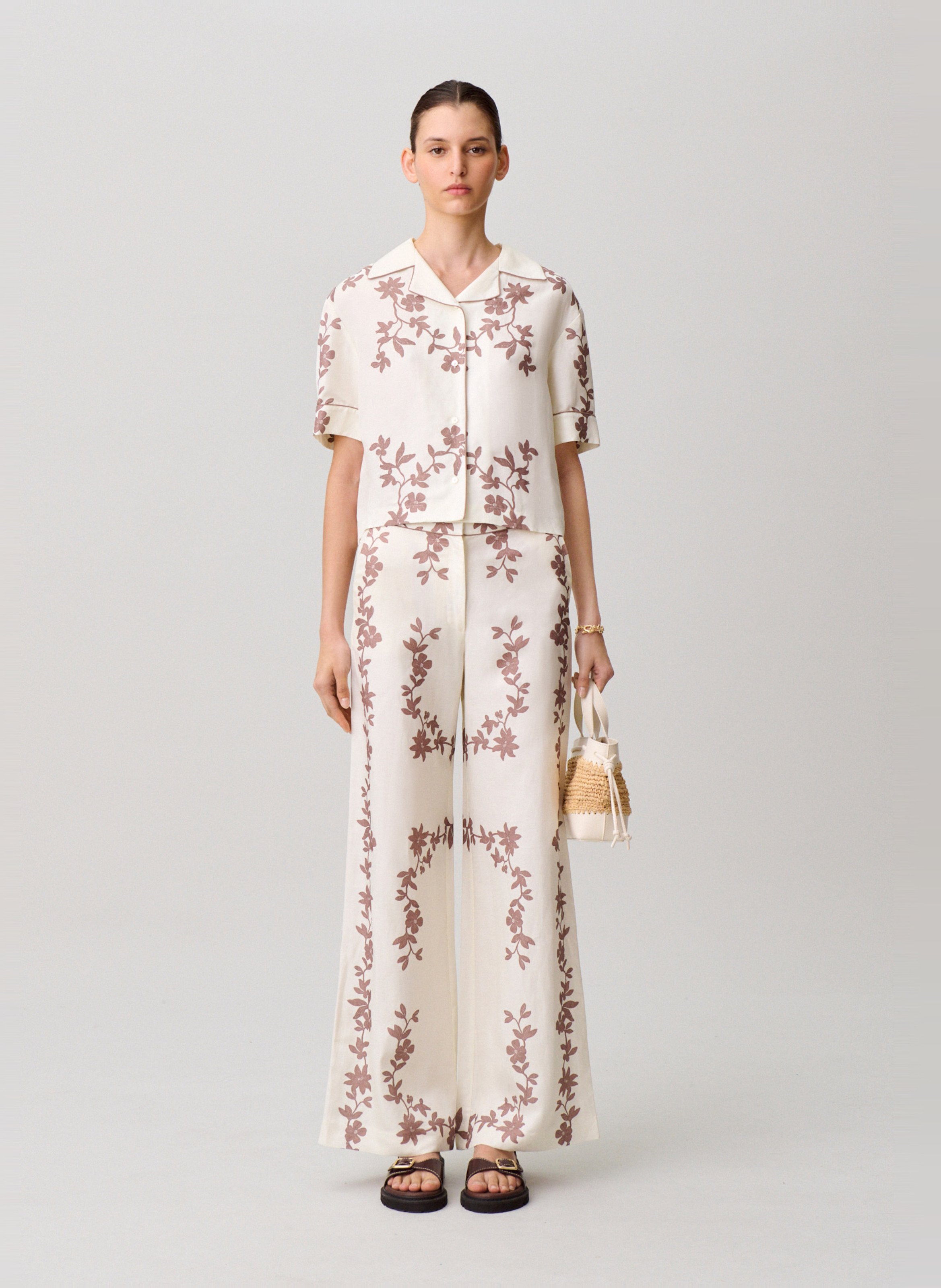 Pantaon large imprimé  CLAUDIE PIERLOT Multicolore