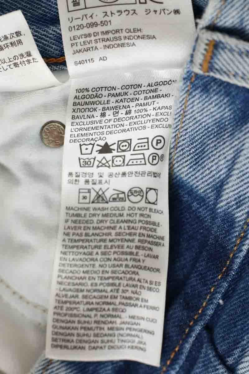 Straight cotton-blend pants LEVI'S - Seconde main Blue