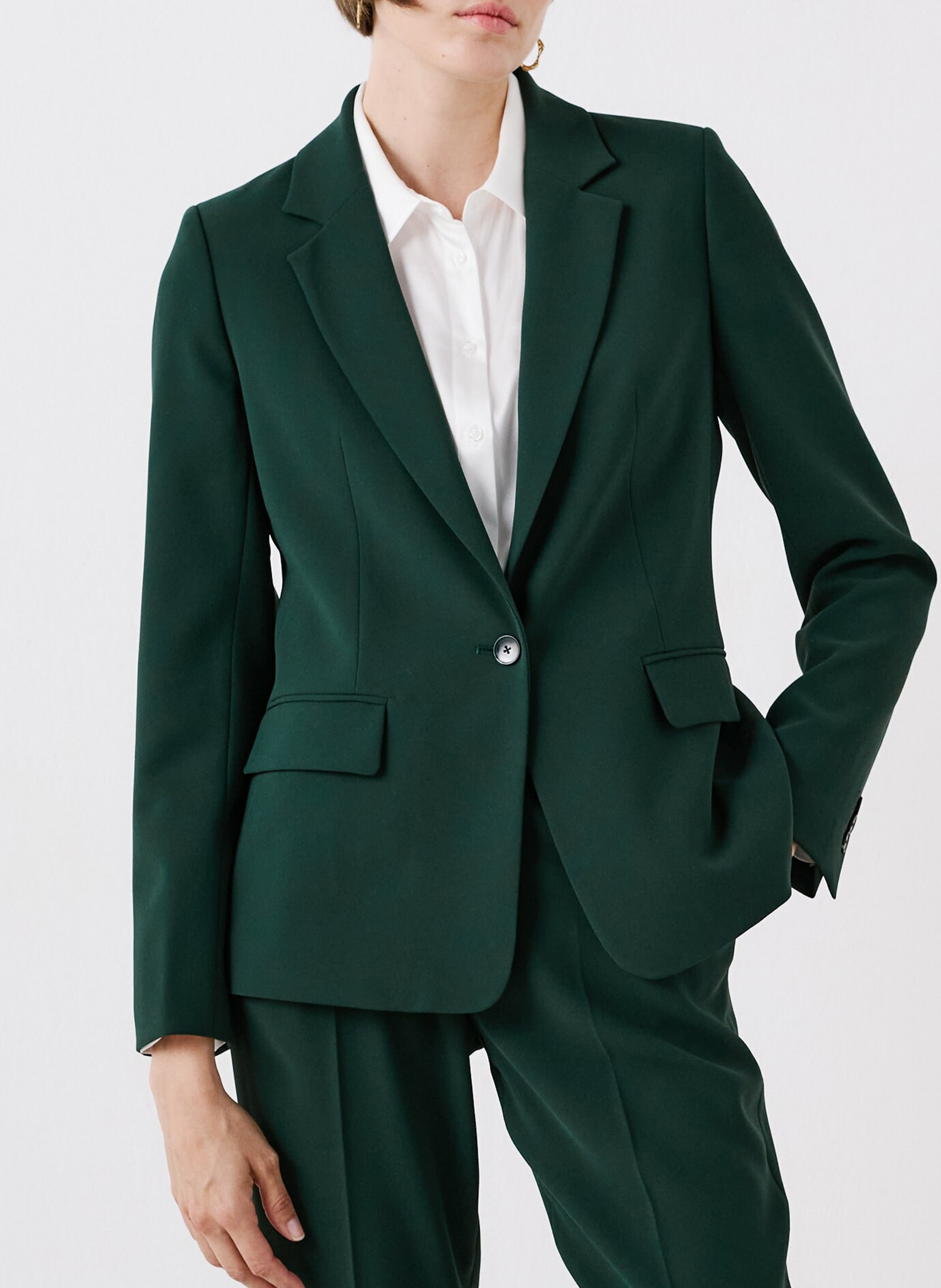 Veste de tailleur ajustée CAROLL Vert