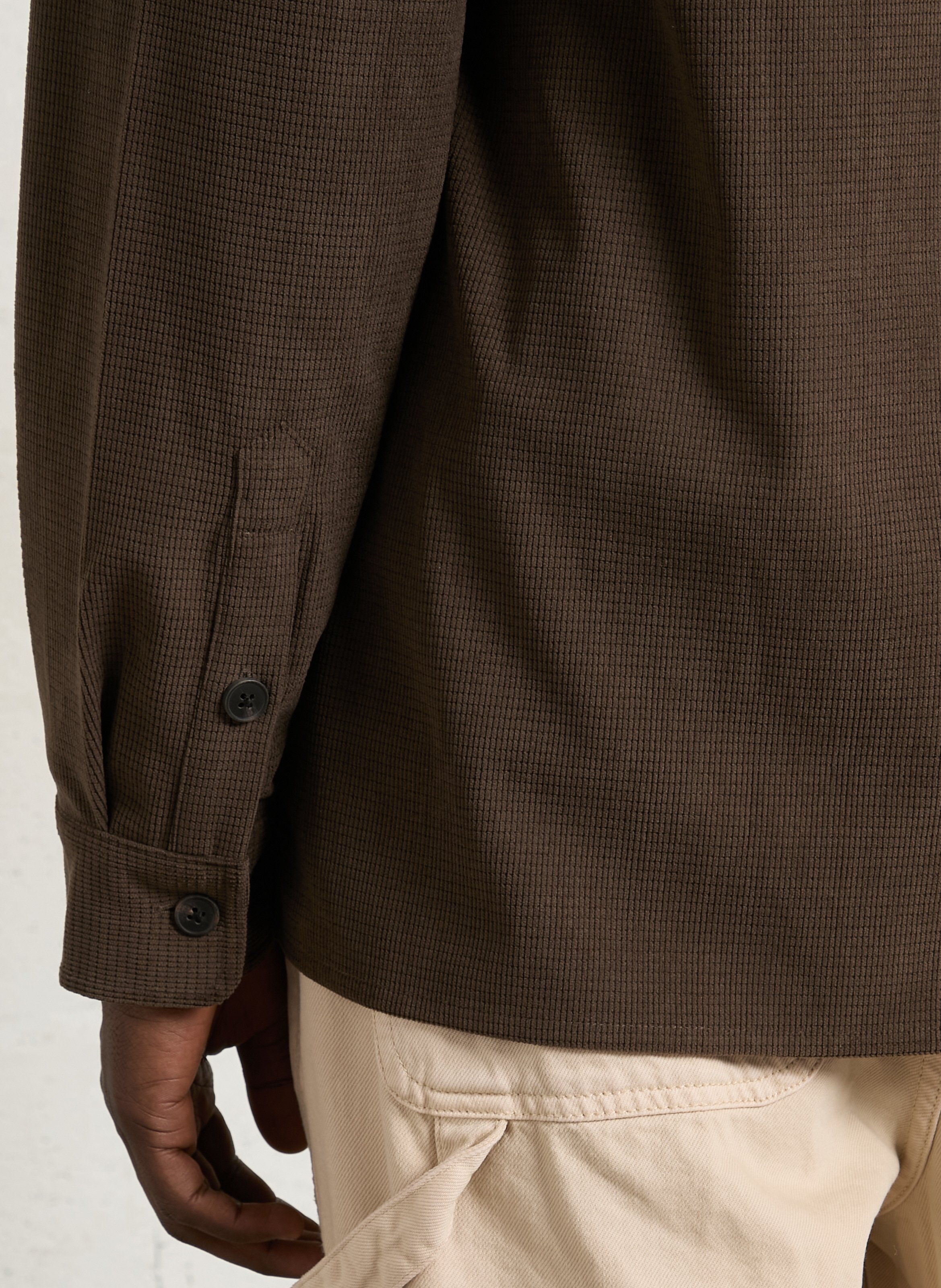 Surchemise col classique  MINIMUM Marron