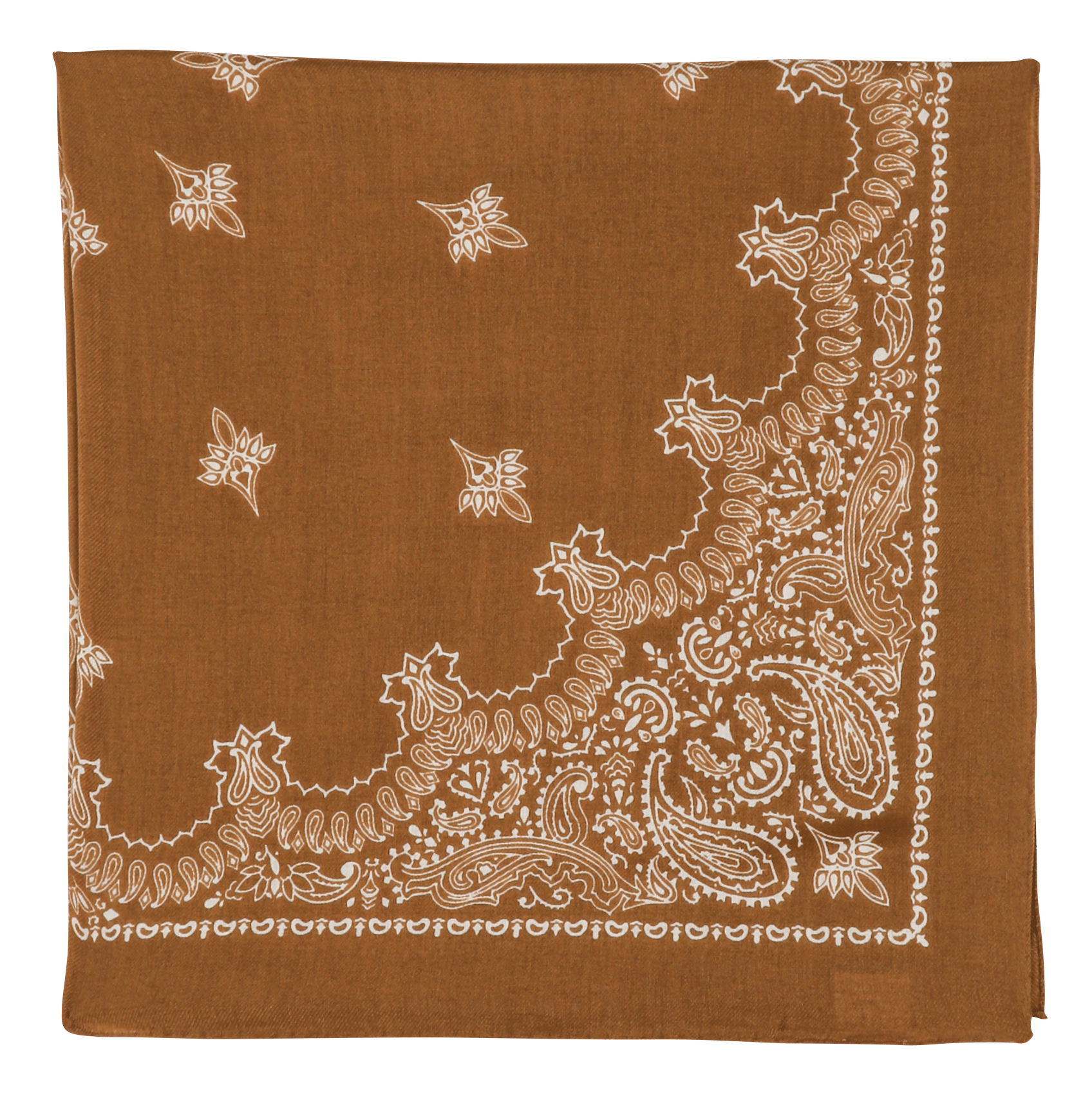 Printed wool scarf JUDY Vicuna
