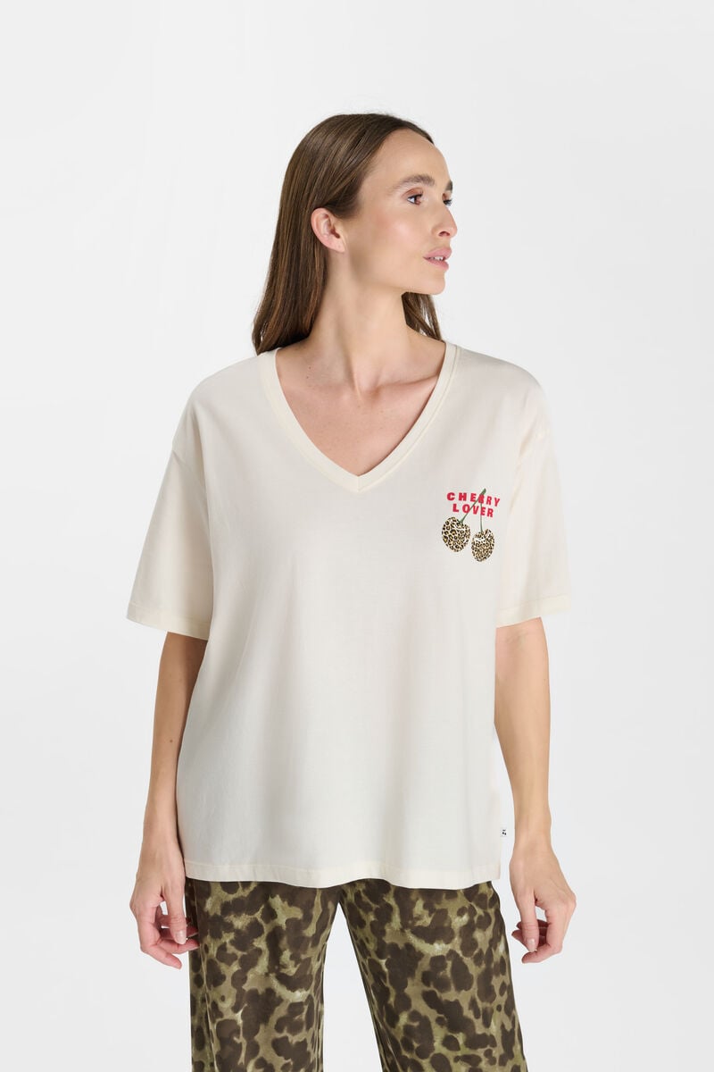 T-shirt LE TEMPS DES CERISES White