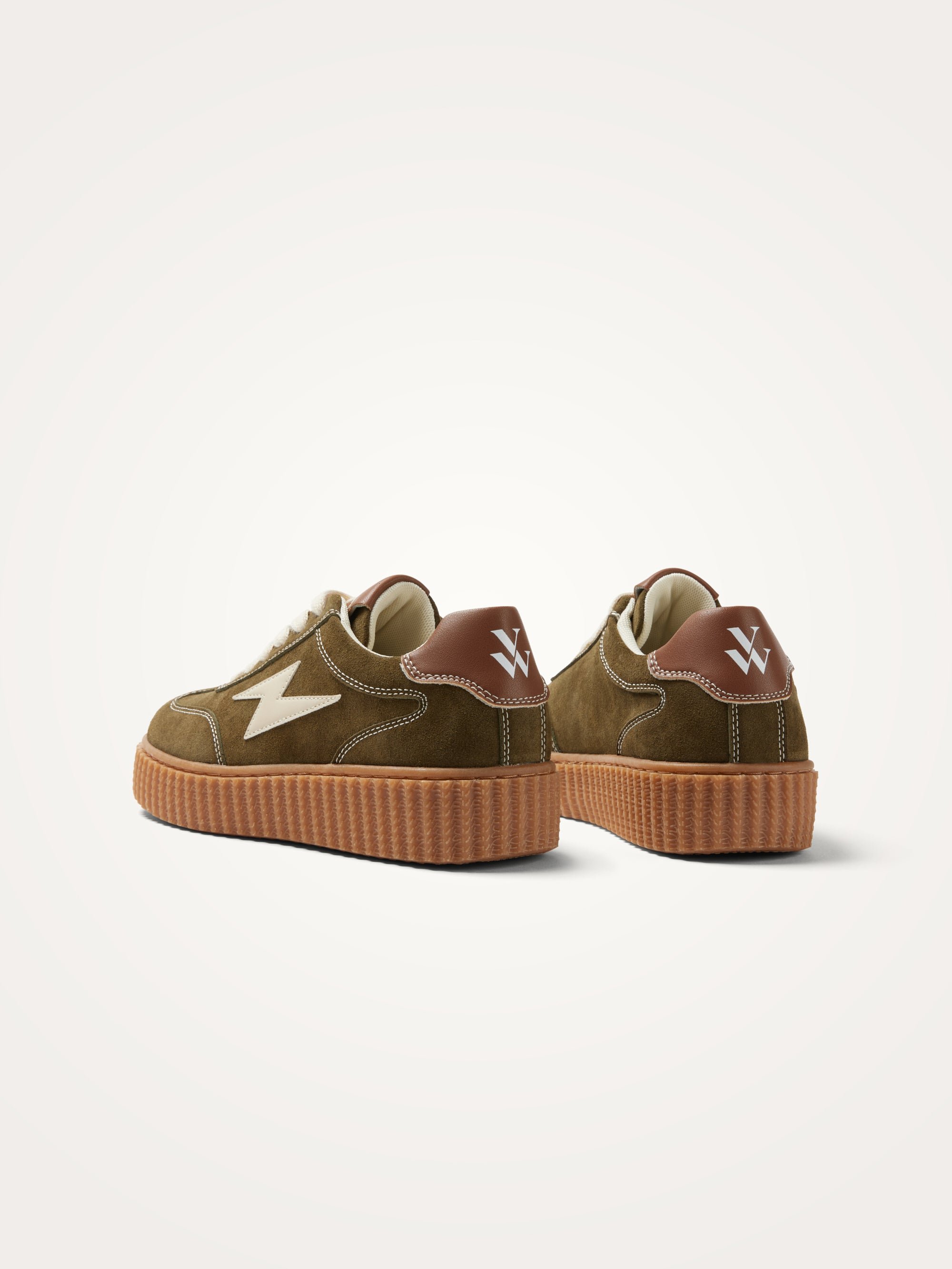 Low-top lace-up sneakers VANESSA WU Green