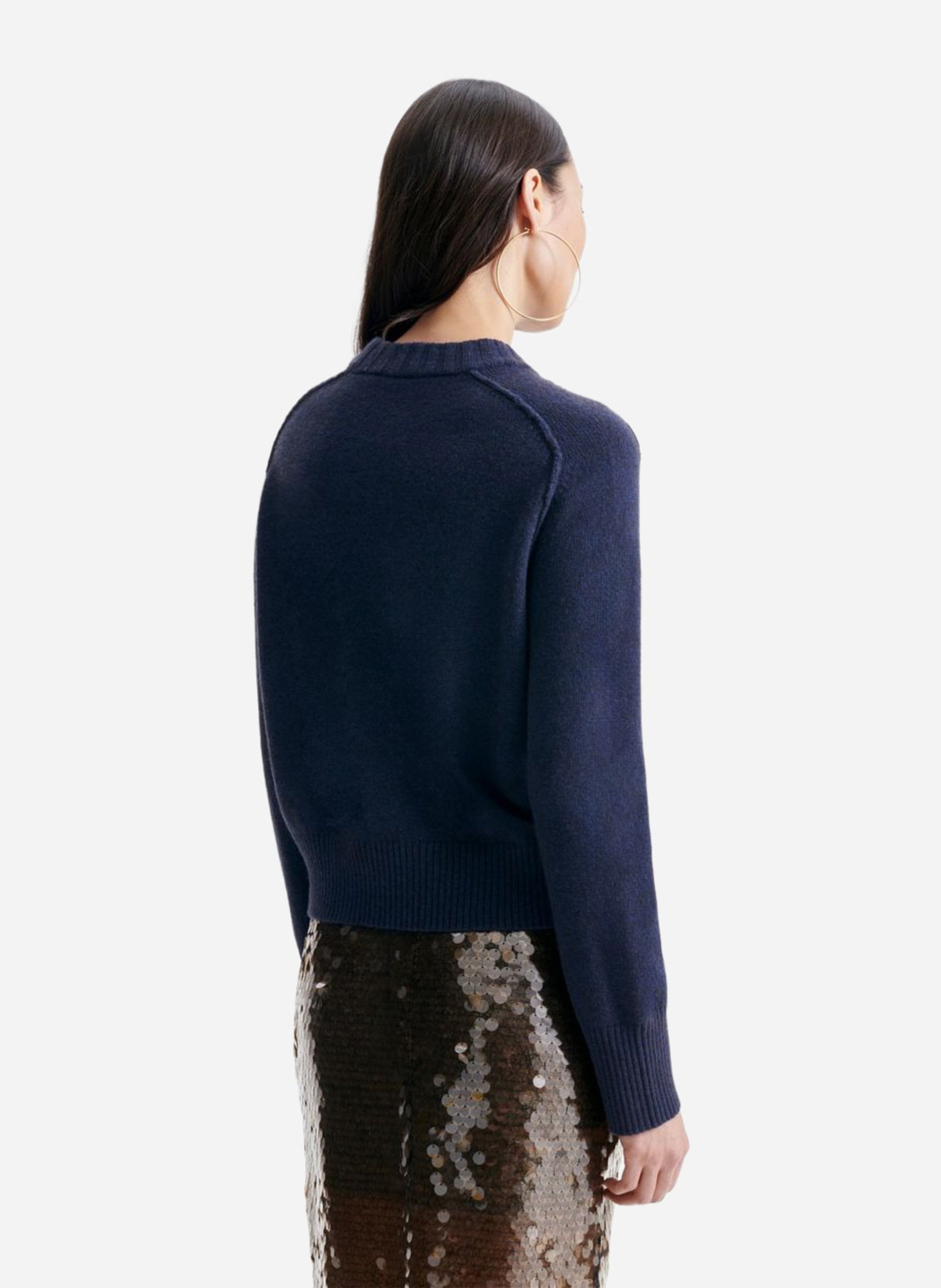 Trui met ronde hals | wolblend VANESSA BRUNO Blauw
