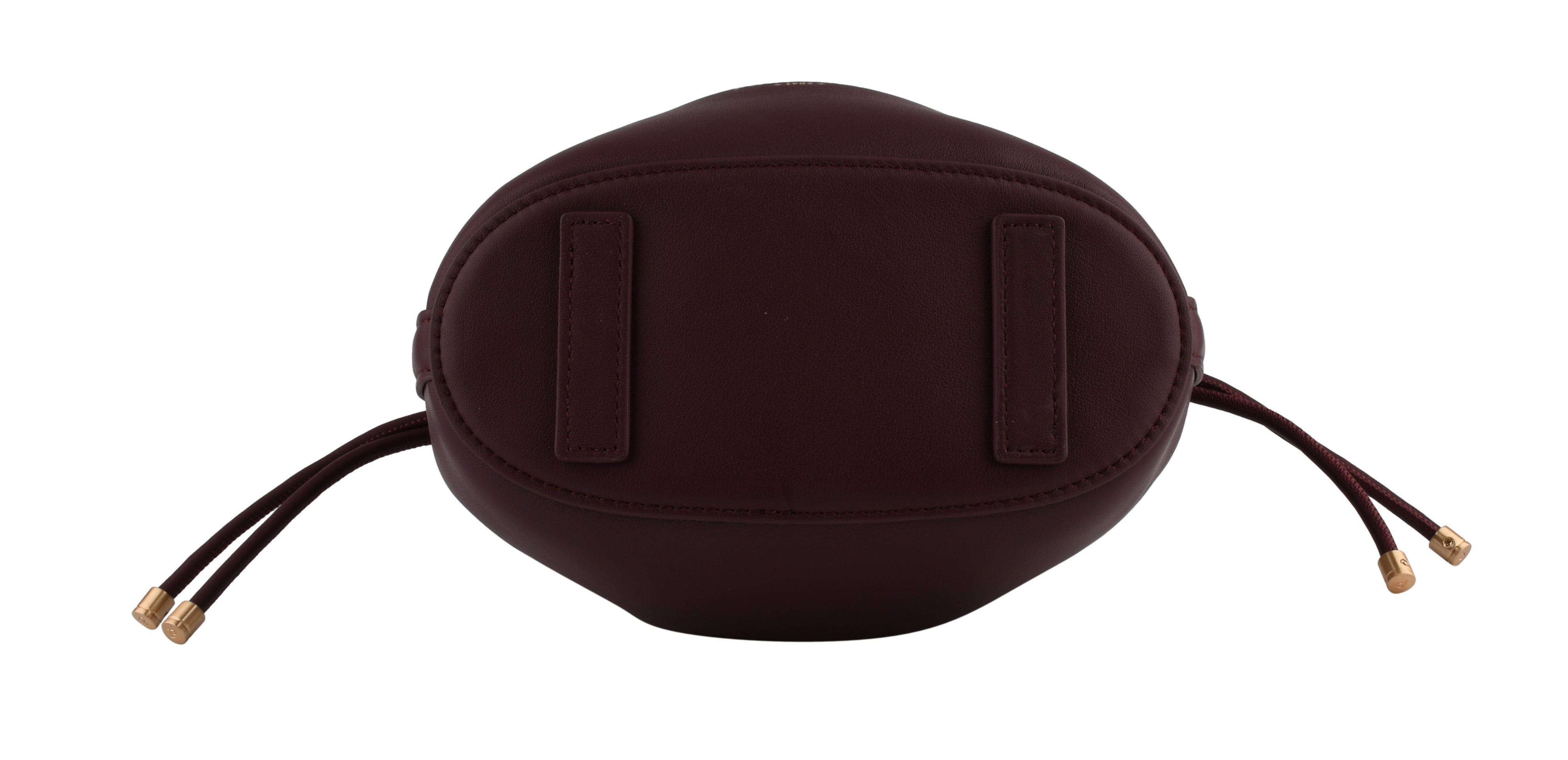 Calfskin leather handbag POURCHET Red