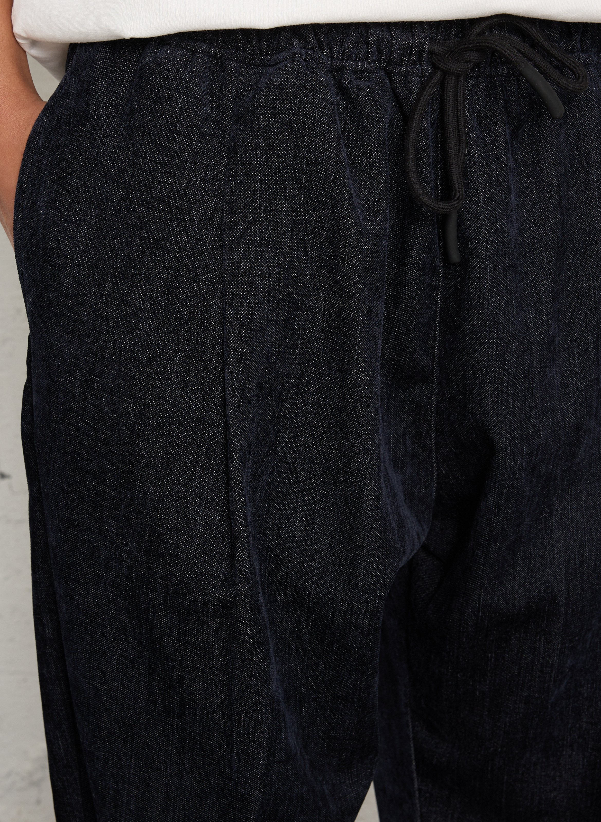 Pantalon large en velours IMPERIAL Bleu