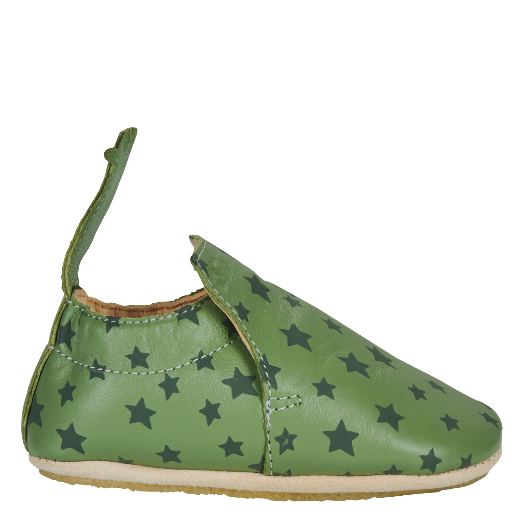 Chaussons en cuir EASY PEASY Kaki