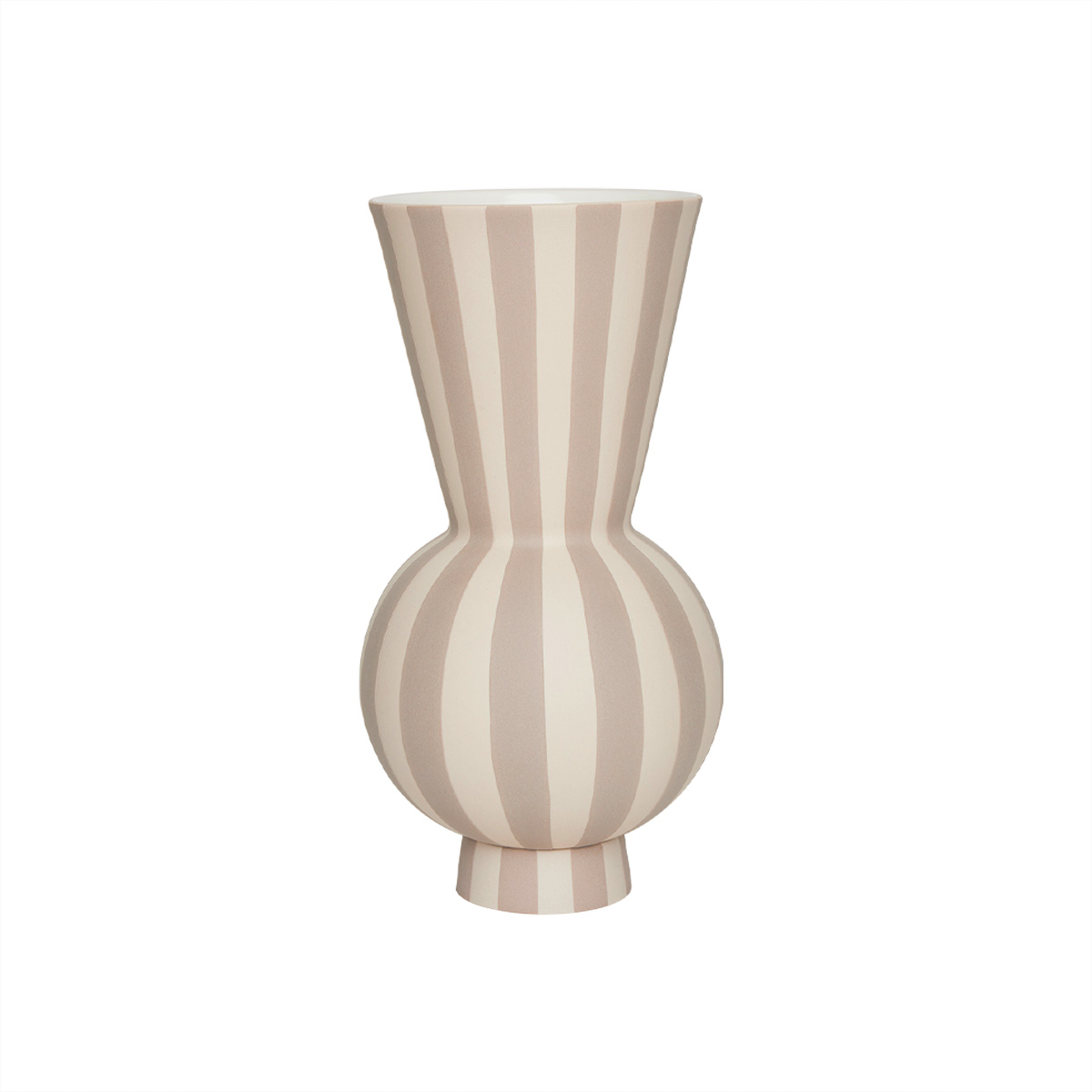 Stoneware vase OYOY LIVING DESIGN Beige