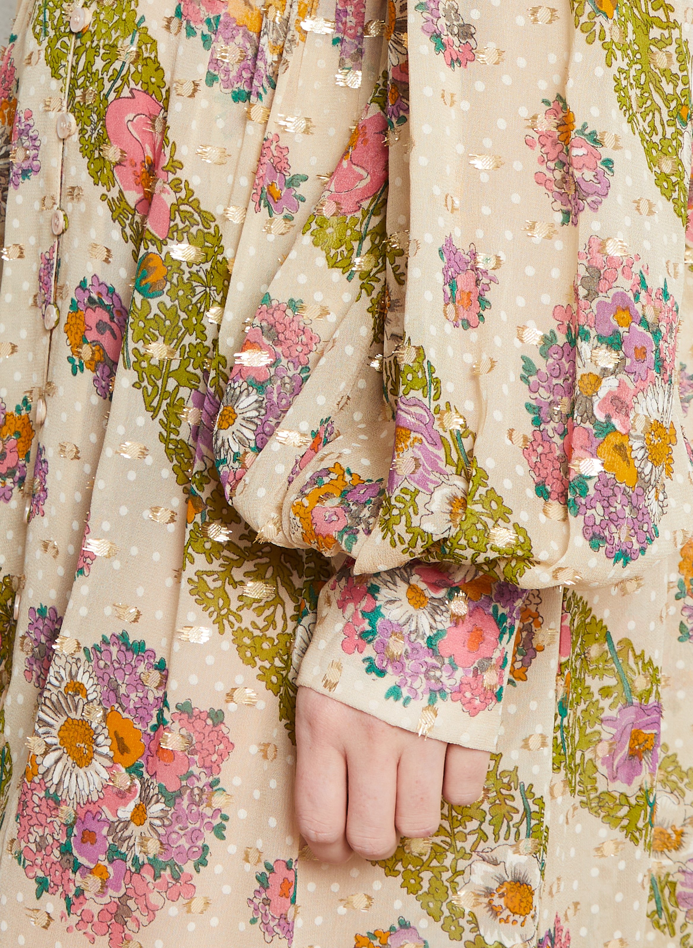 Robe longue imprimé en coton ANTIK BATIK Multicolore