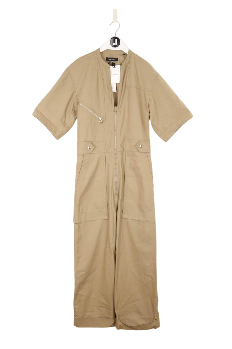 Cotton jumpsuit ISABEL MARANT - Seconde Main Khaki