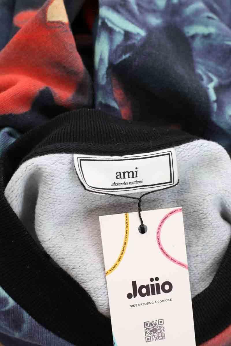 Cotton sweater AMI PARIS - Seconde Main Multicolored
