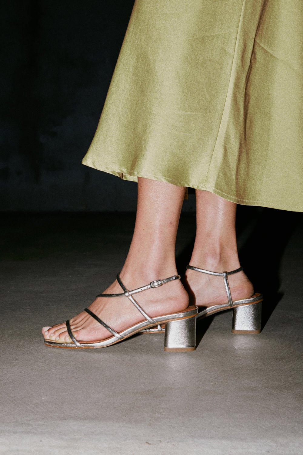 Heeled sandals ODAJE EX. M.MOUSTACHE Silver