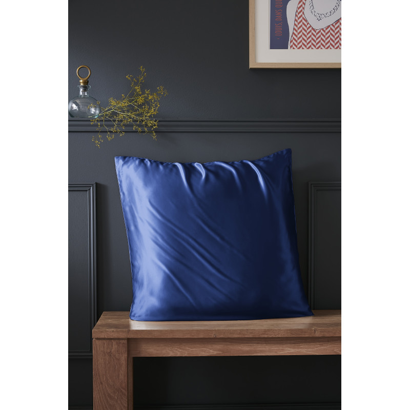 Taie d'oreiller "soanne" soie de mûrier l'effet papillon L'EFFET PAPILLON Rouge