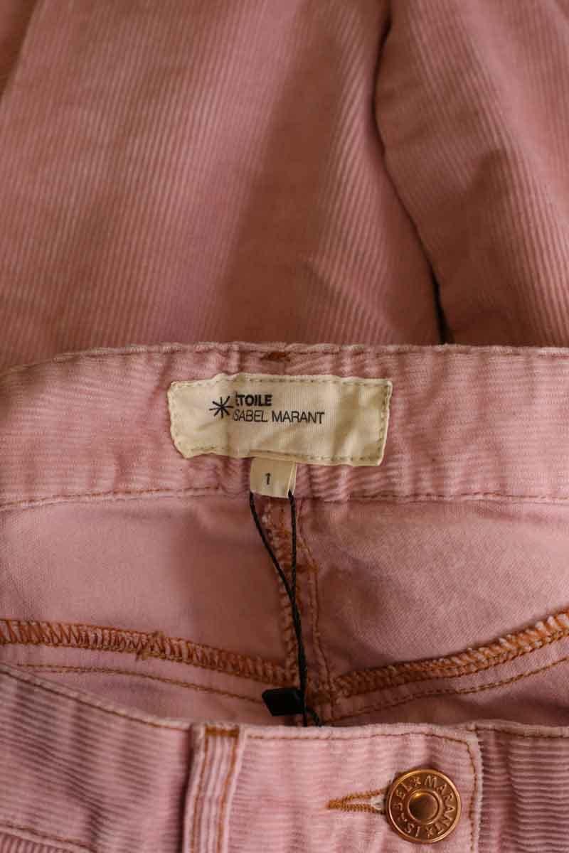 Slim-fit cotton cargo pants ISABEL MARANT ÉTOILE - SECONDE MAIN Pink