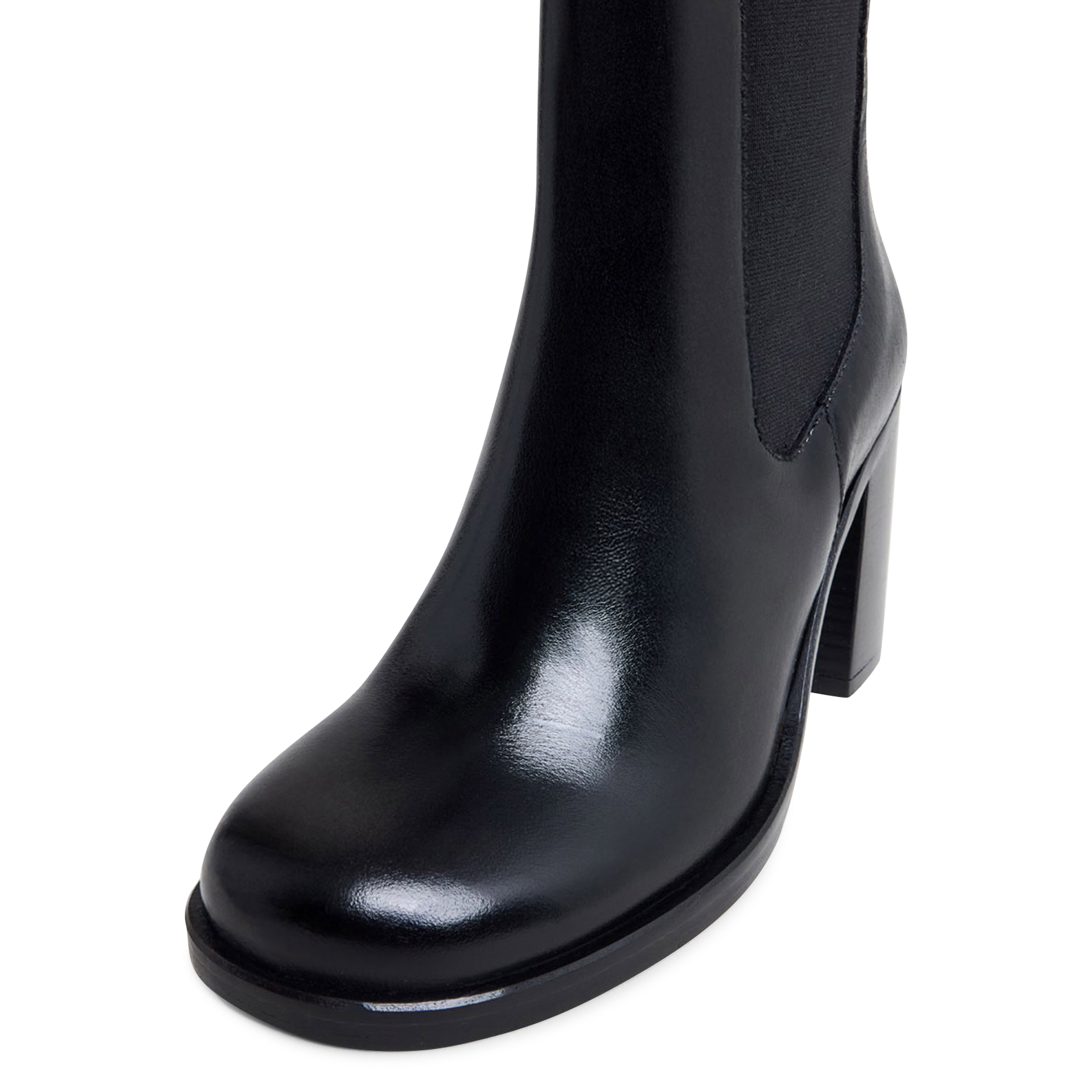 Bianca leather ankle boots JONAK Black