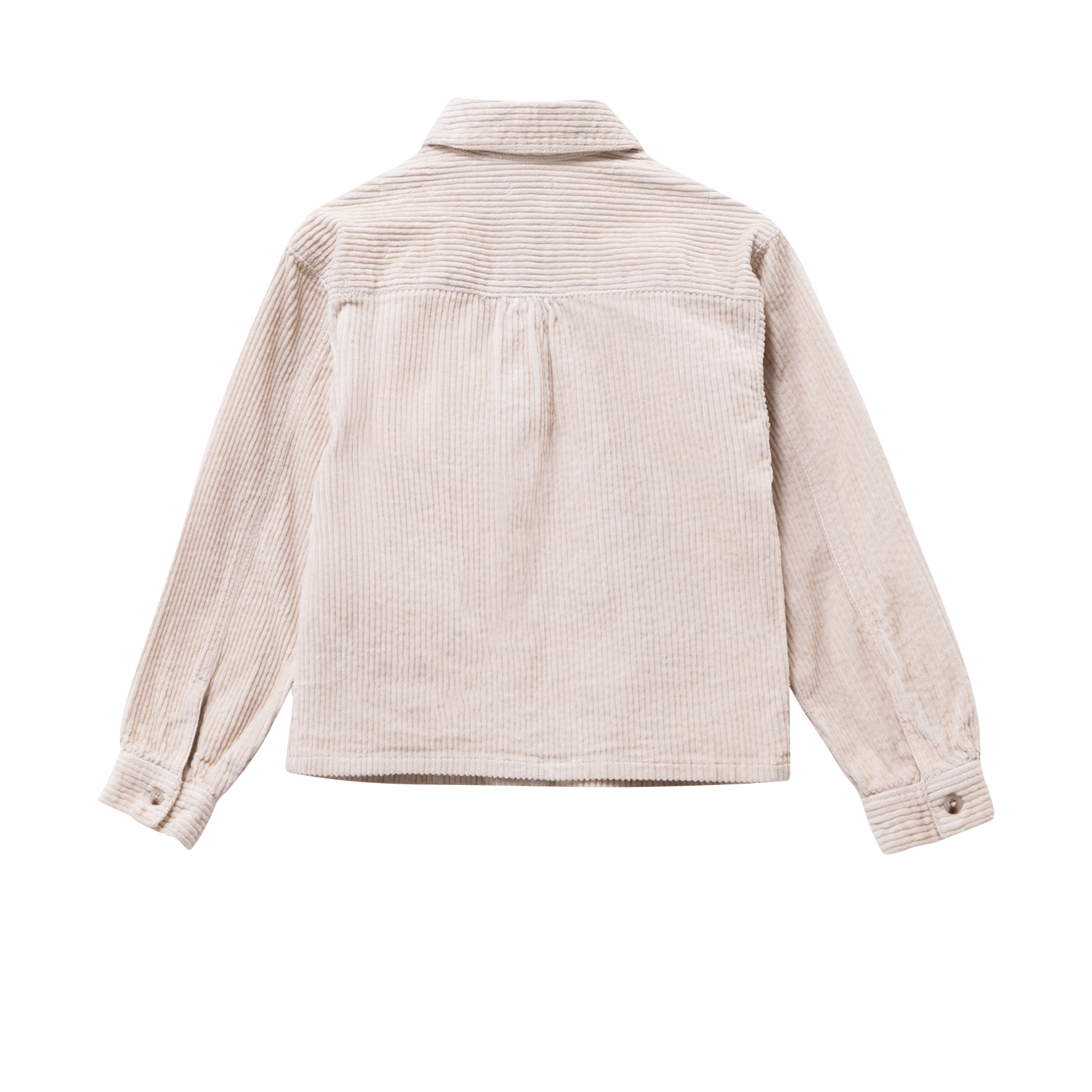 Cotton-blend overshirt with classic collar IKKS JUNIOR White