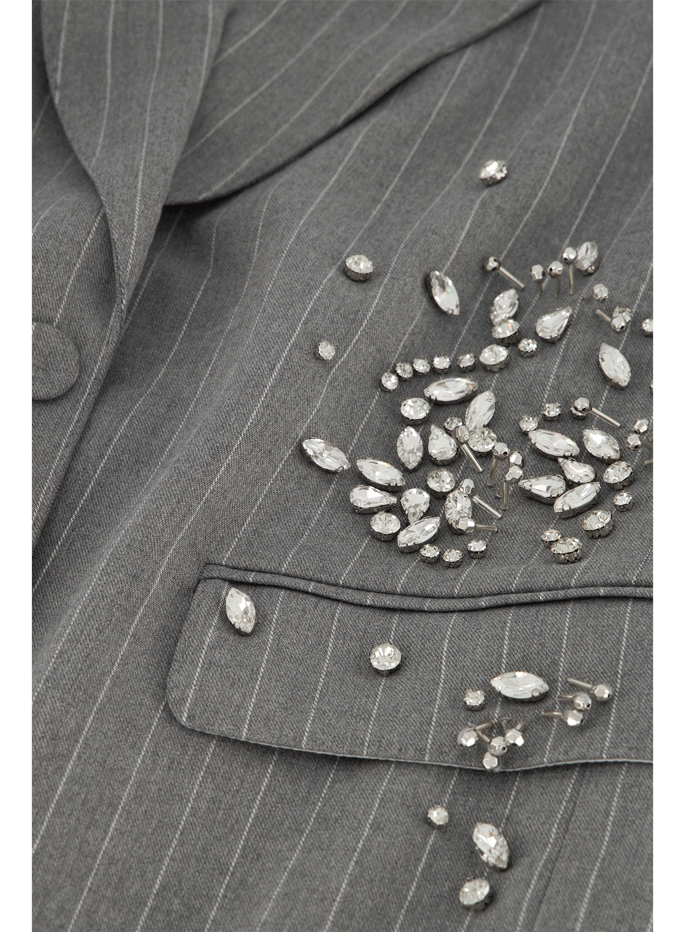 Blazer met strass FABIENNE CHAPOT Wit