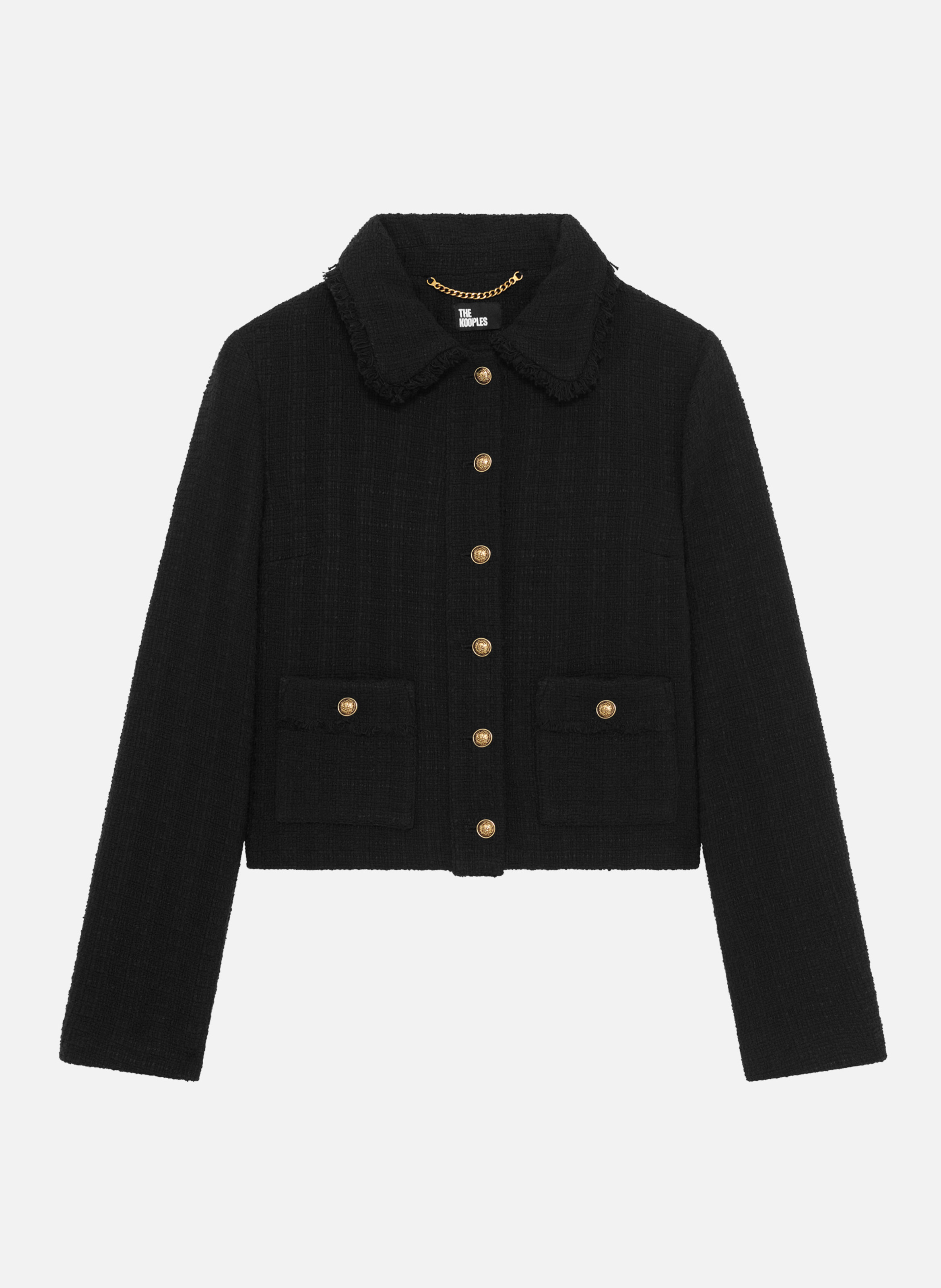 Chunky-knit cardigan THE KOOPLES Black