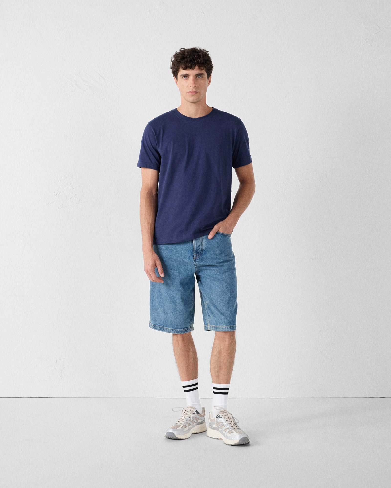 Round neck petro T-shirt JOTT Blue