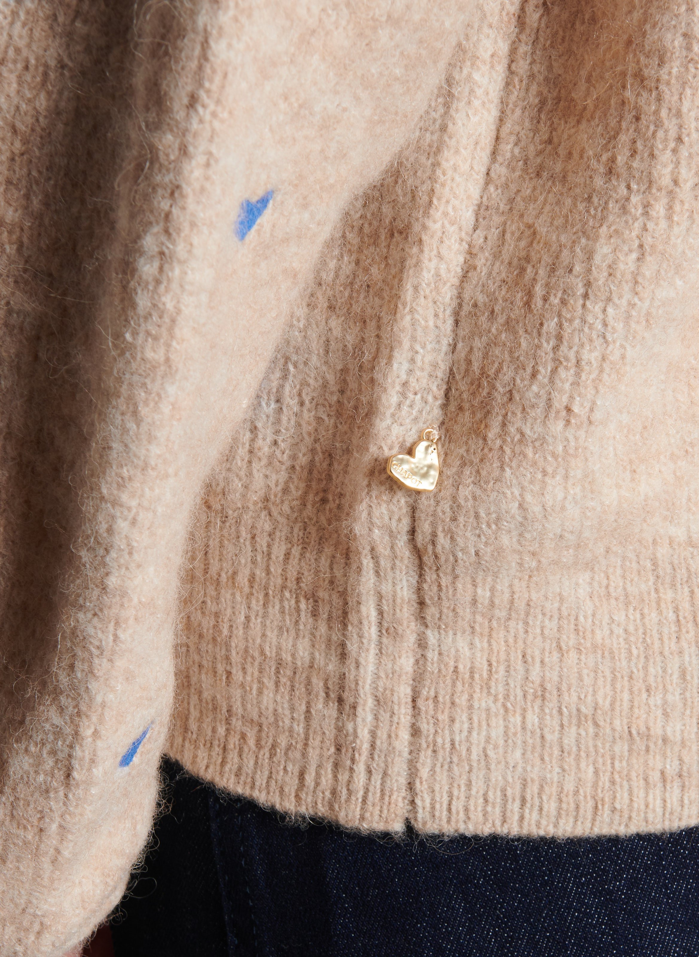 Pull col rond  FABIENNE CHAPOT Blanc