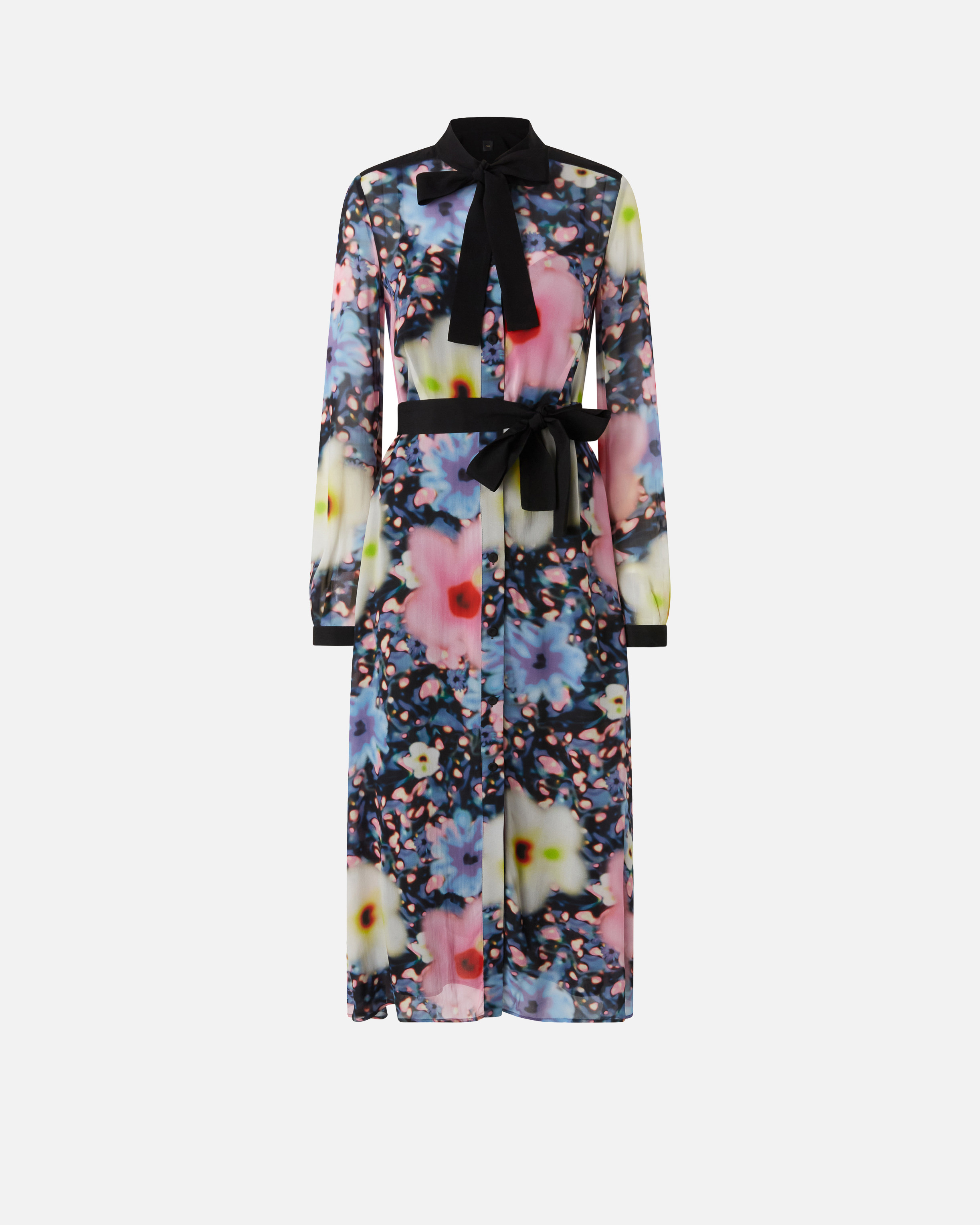 Floral shirt dress PINKO Multicolored