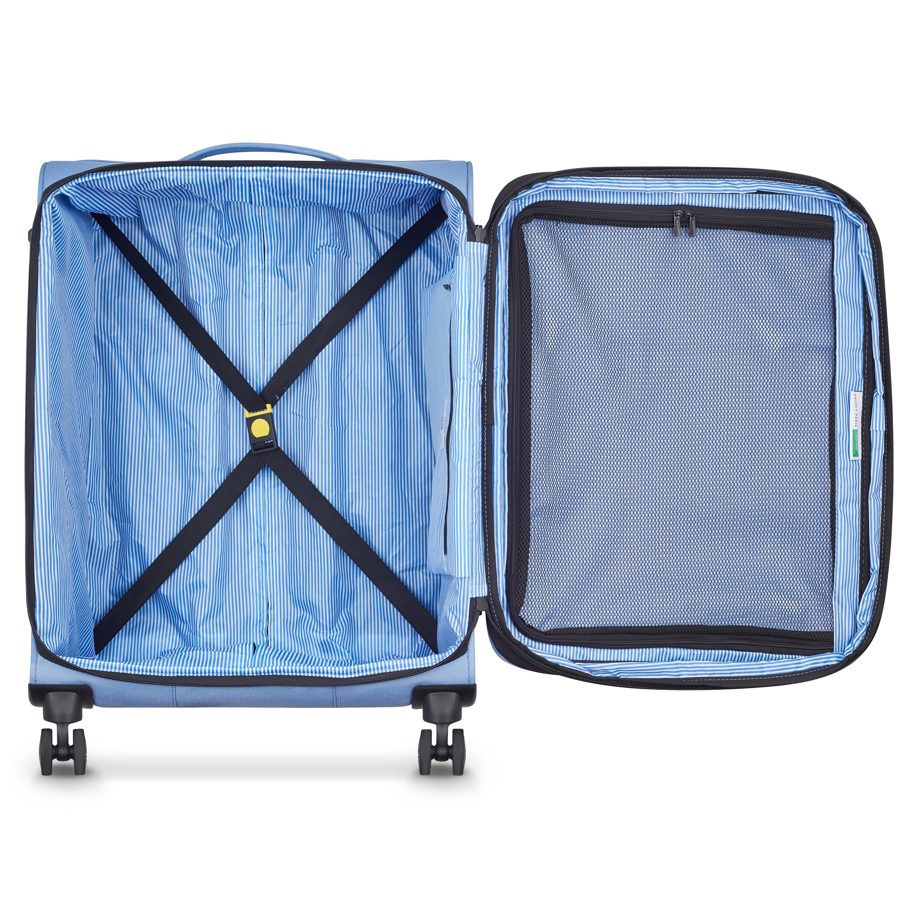 Soft cabin suitcase DELSEY PARIS Blue
