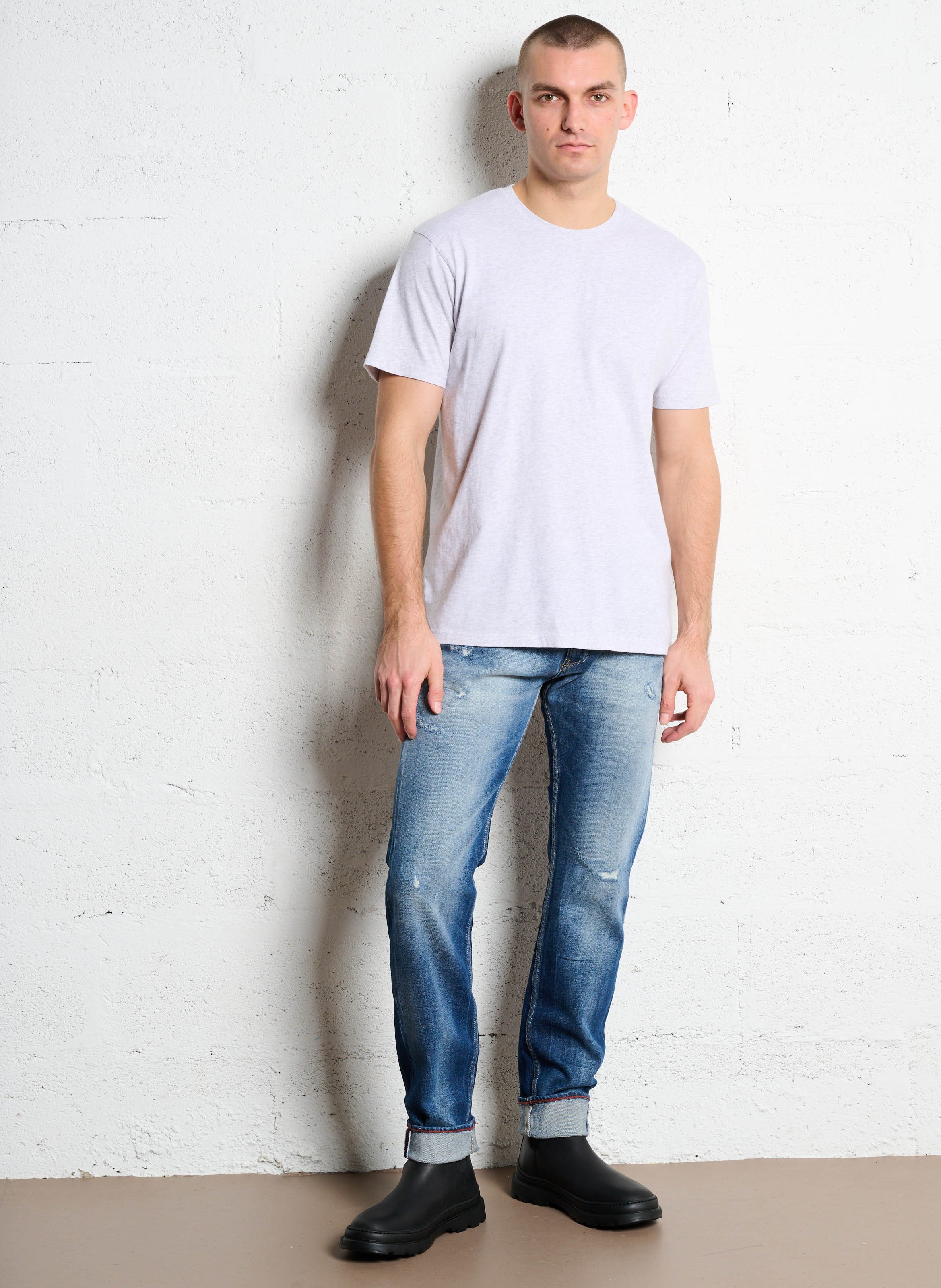 Rundhals-T-Shirt aus Bio-Baumwolle COLORFUL STANDARD Weiss