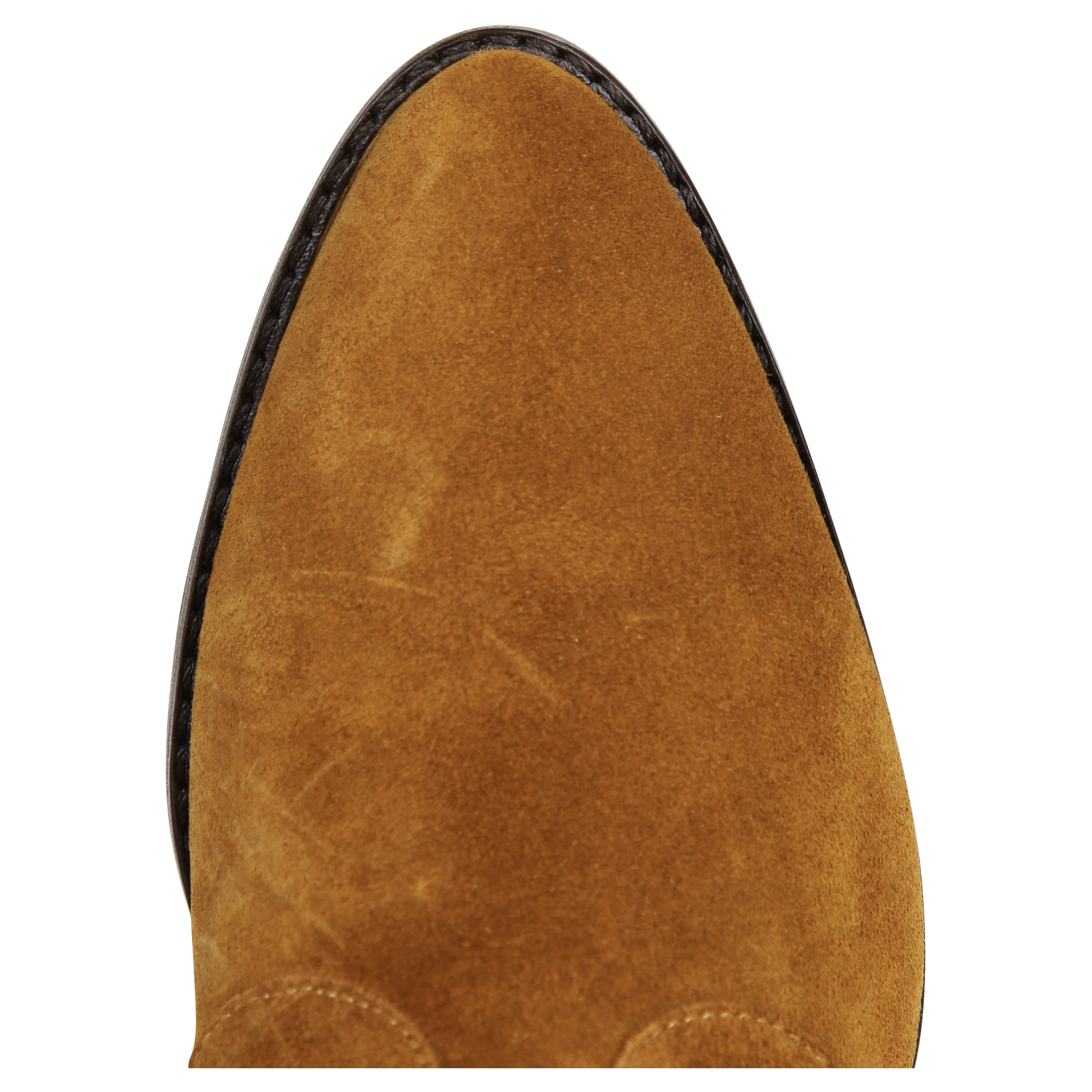 Bottes en cuir velours SOCQUE PARIS Beige