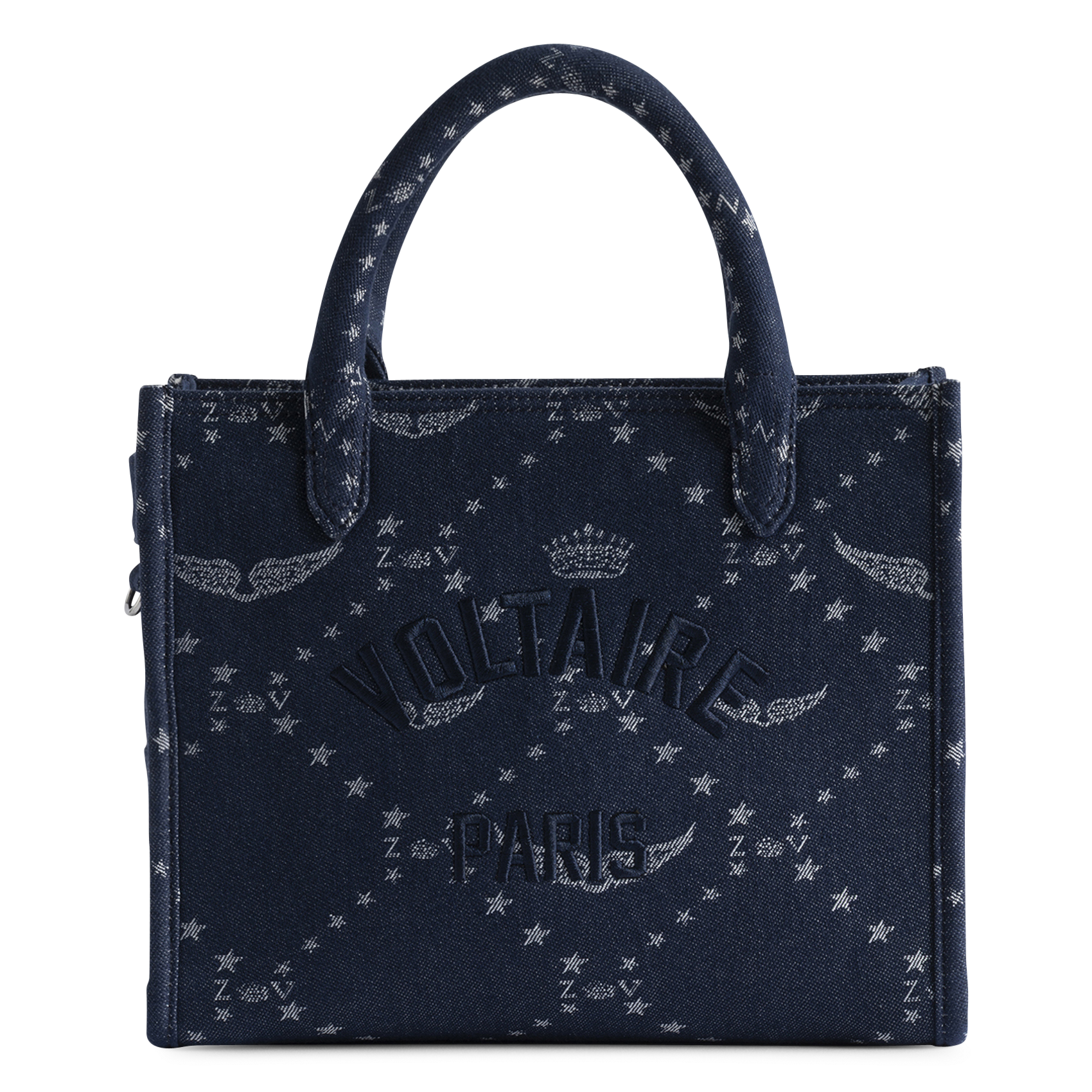 Handtasche aus Baumwolle ZADIG&VOLTAIRE Blau