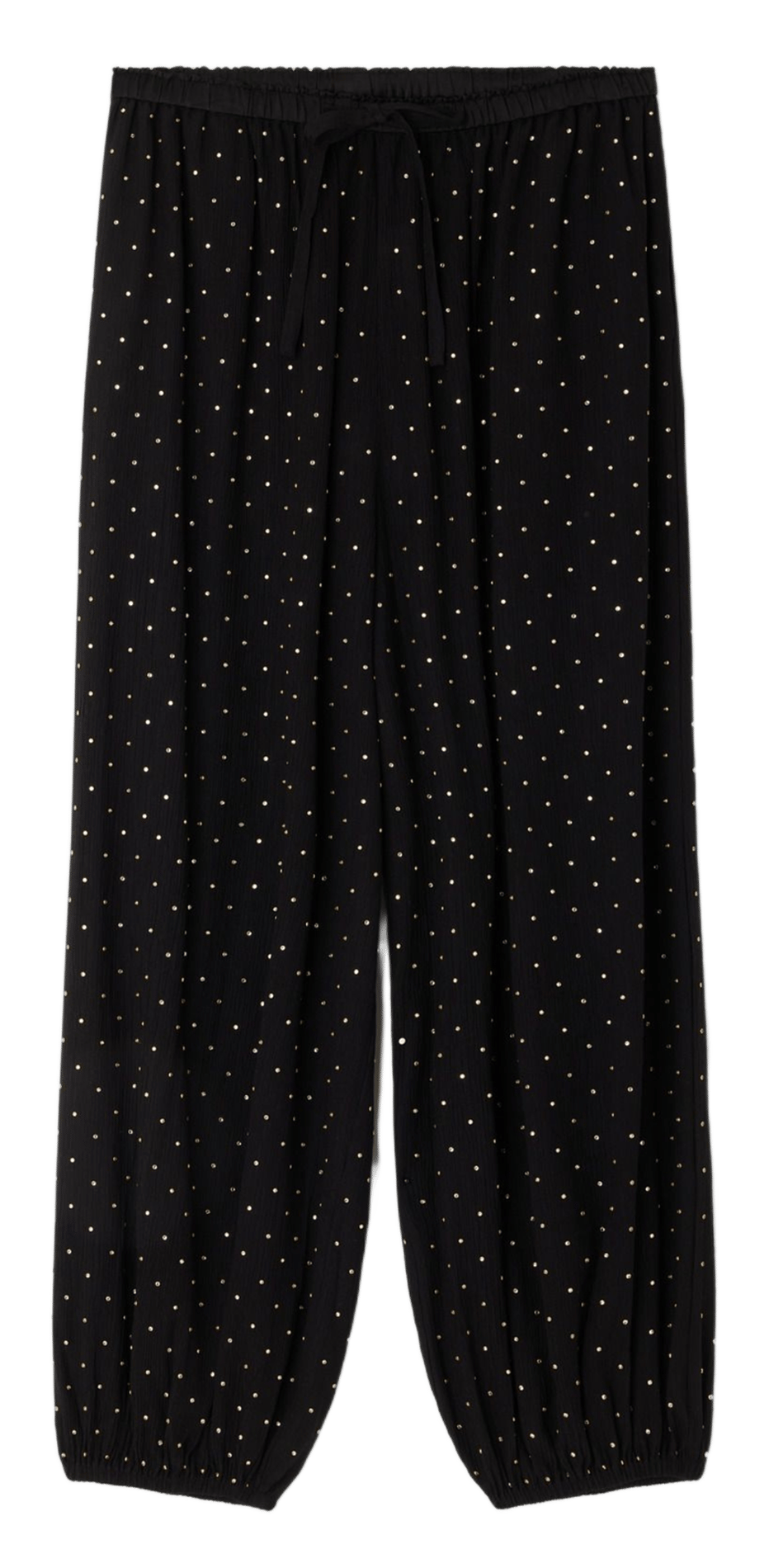 Pantalon large strassé SANDRO Noir
