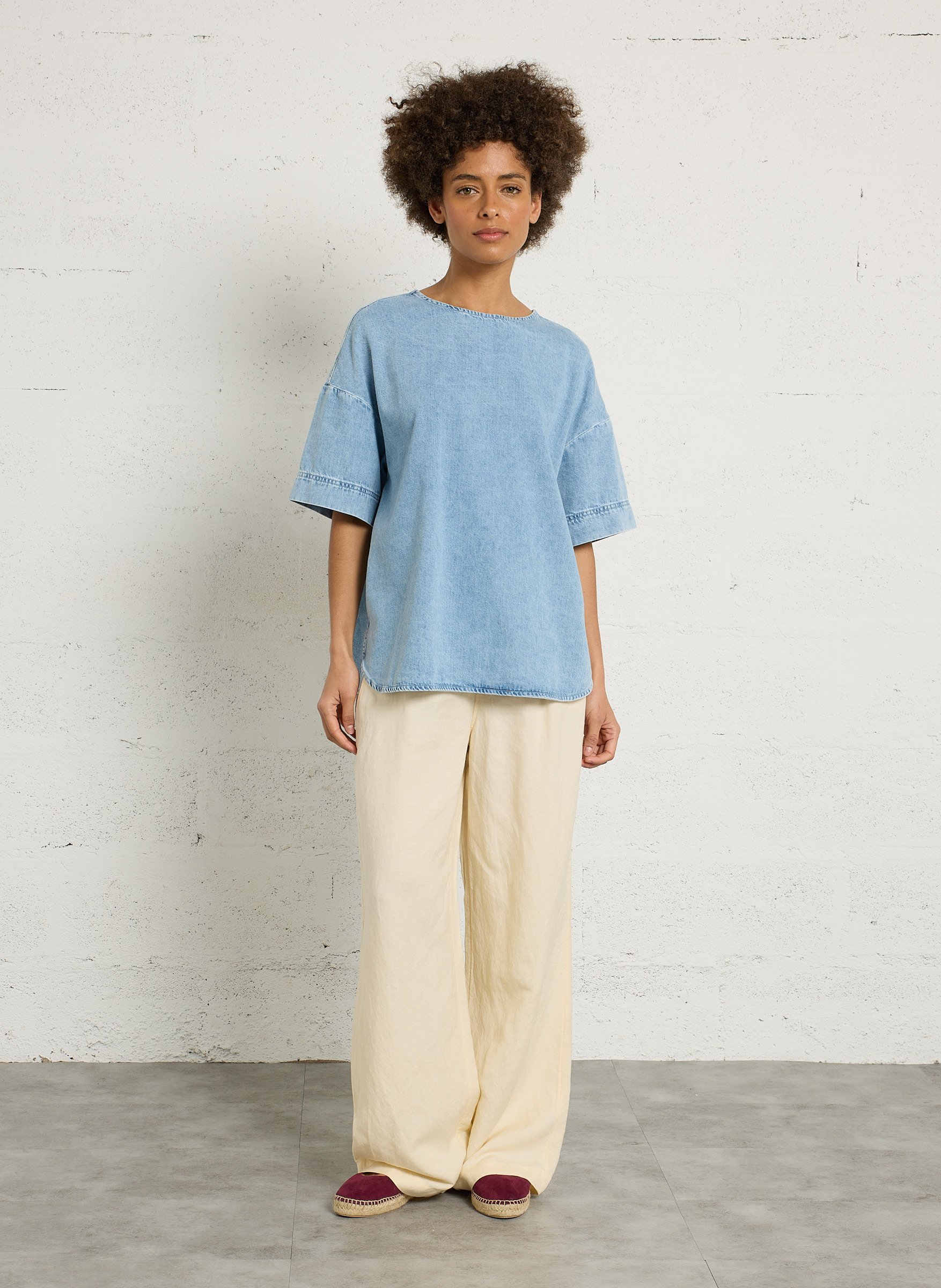 Espadrilles en cuir velours MELLOW YELLOW Violett